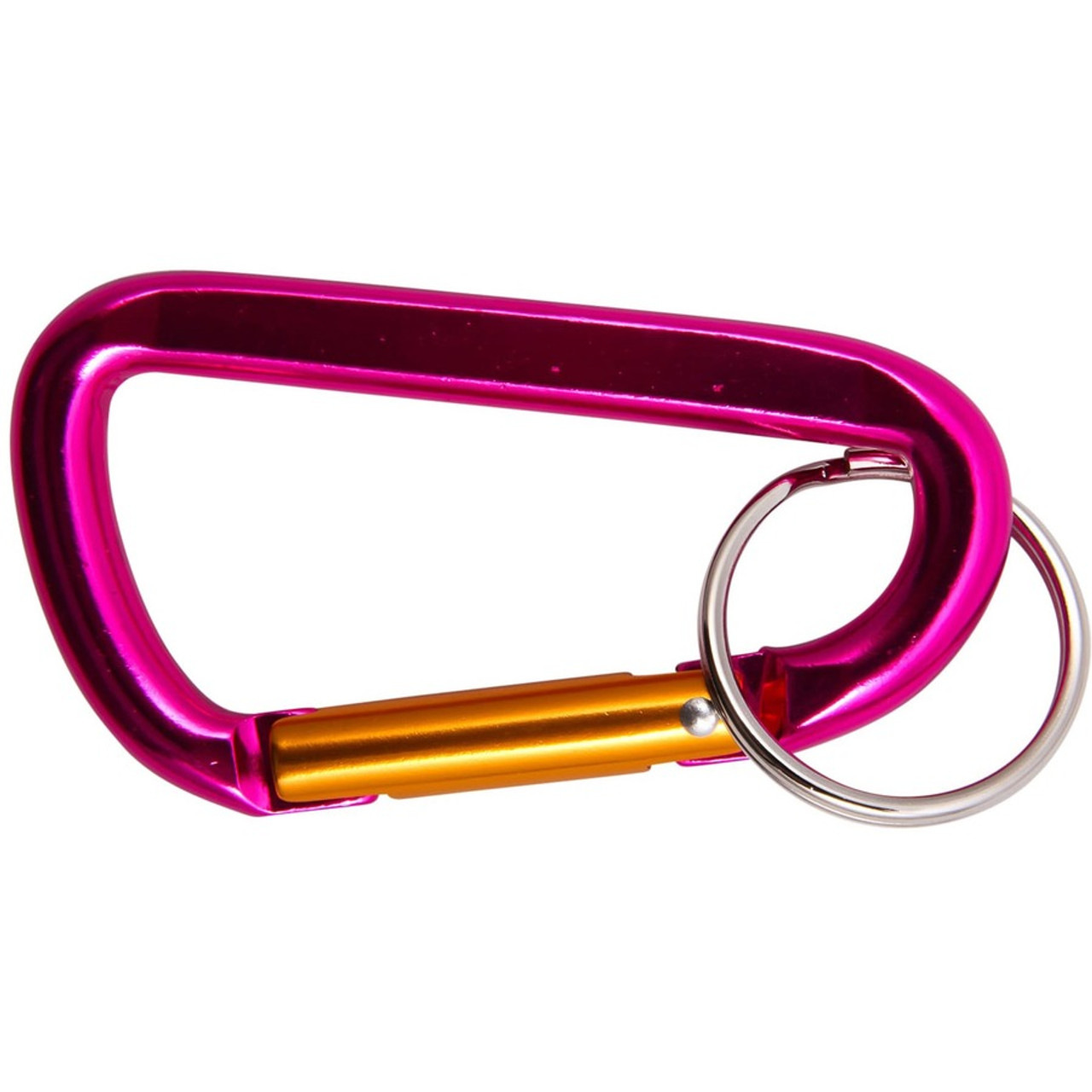 Baumgartens Large Carabiner Key Ring - Aluminum - 1 Each - Assorted (BAU41020)