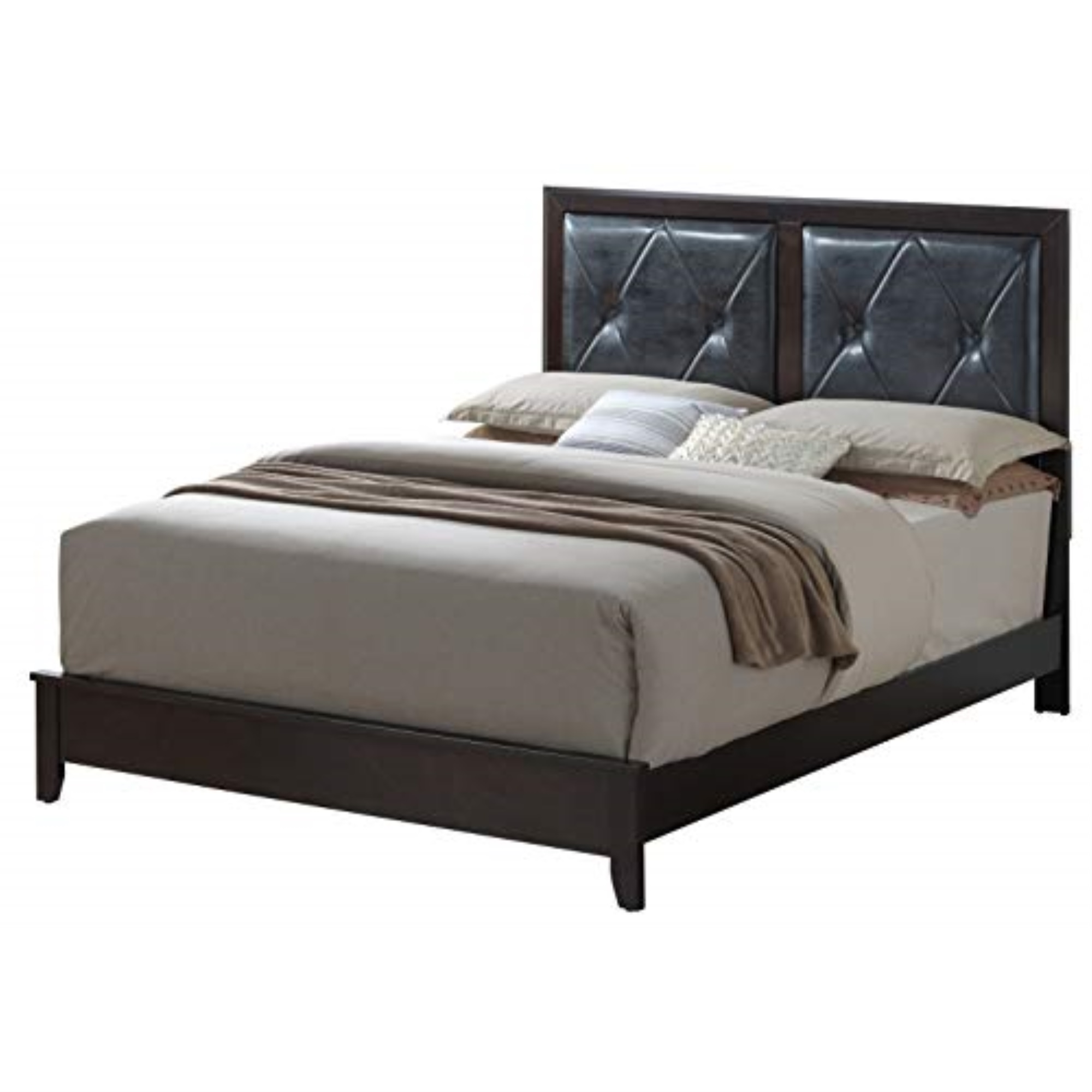 Glory Furniture Primo King Panel Bed in Espresso