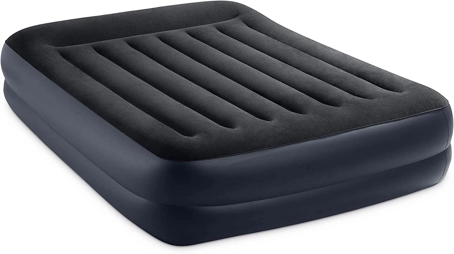 Internal Electric Pump Air Mattress - Standard Series Pillow Rest Raised Airbed(Navy)