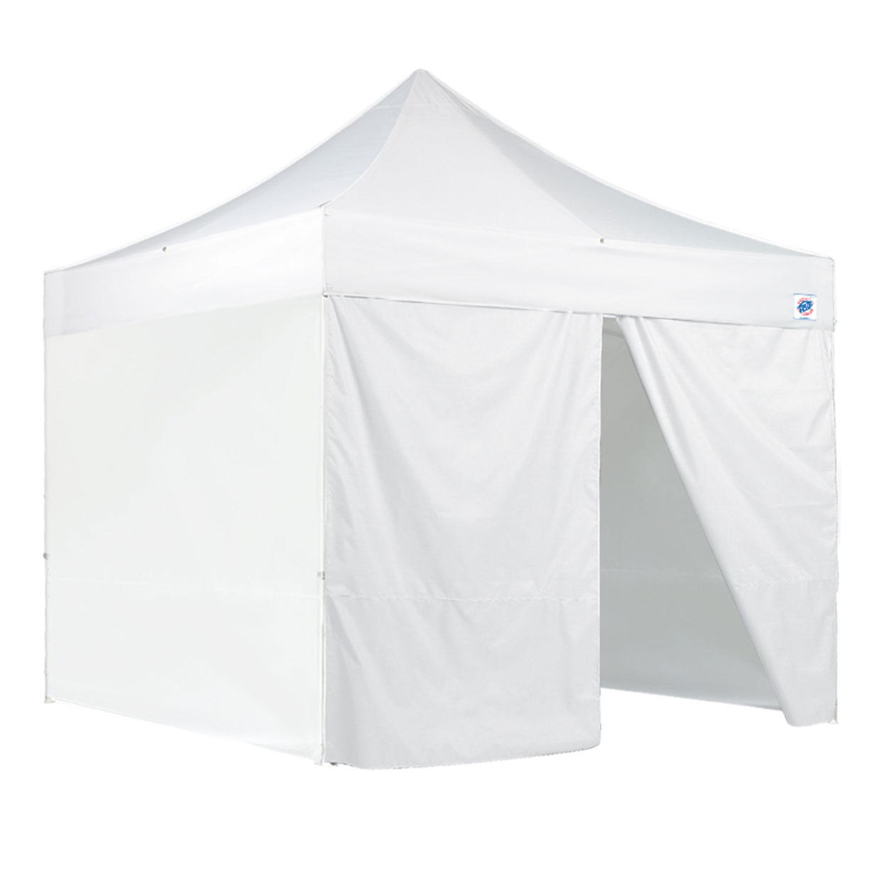 E-Z UP Instant Canopy, 10' x 10' (3m), Aluminum-Steel Frame w/ Sidewalls & Bag