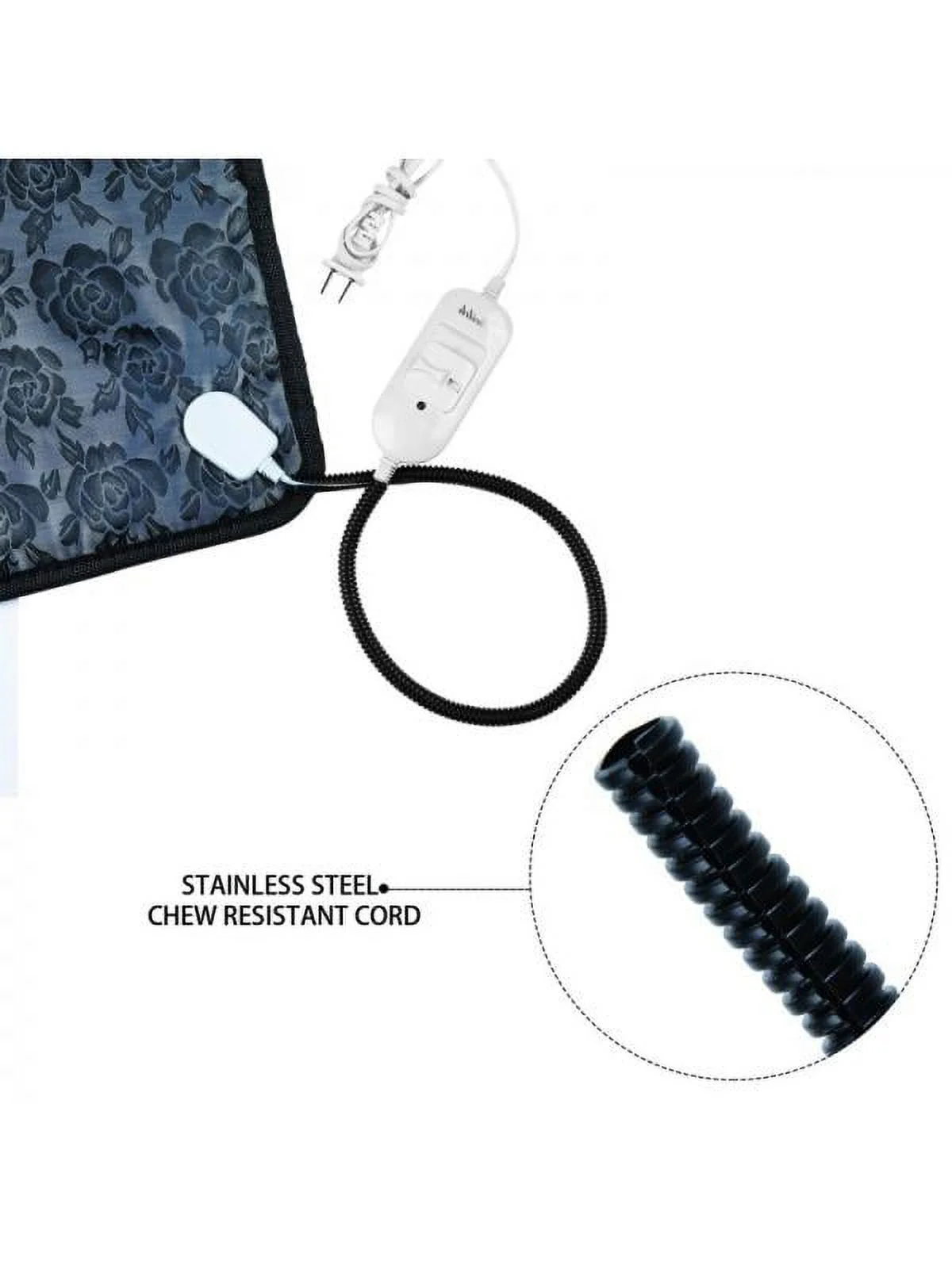 MarinaVida Pet Warm Heated Pad Puppy Dog Cats Large Electric Waterproof Bed Mat Heater Mats