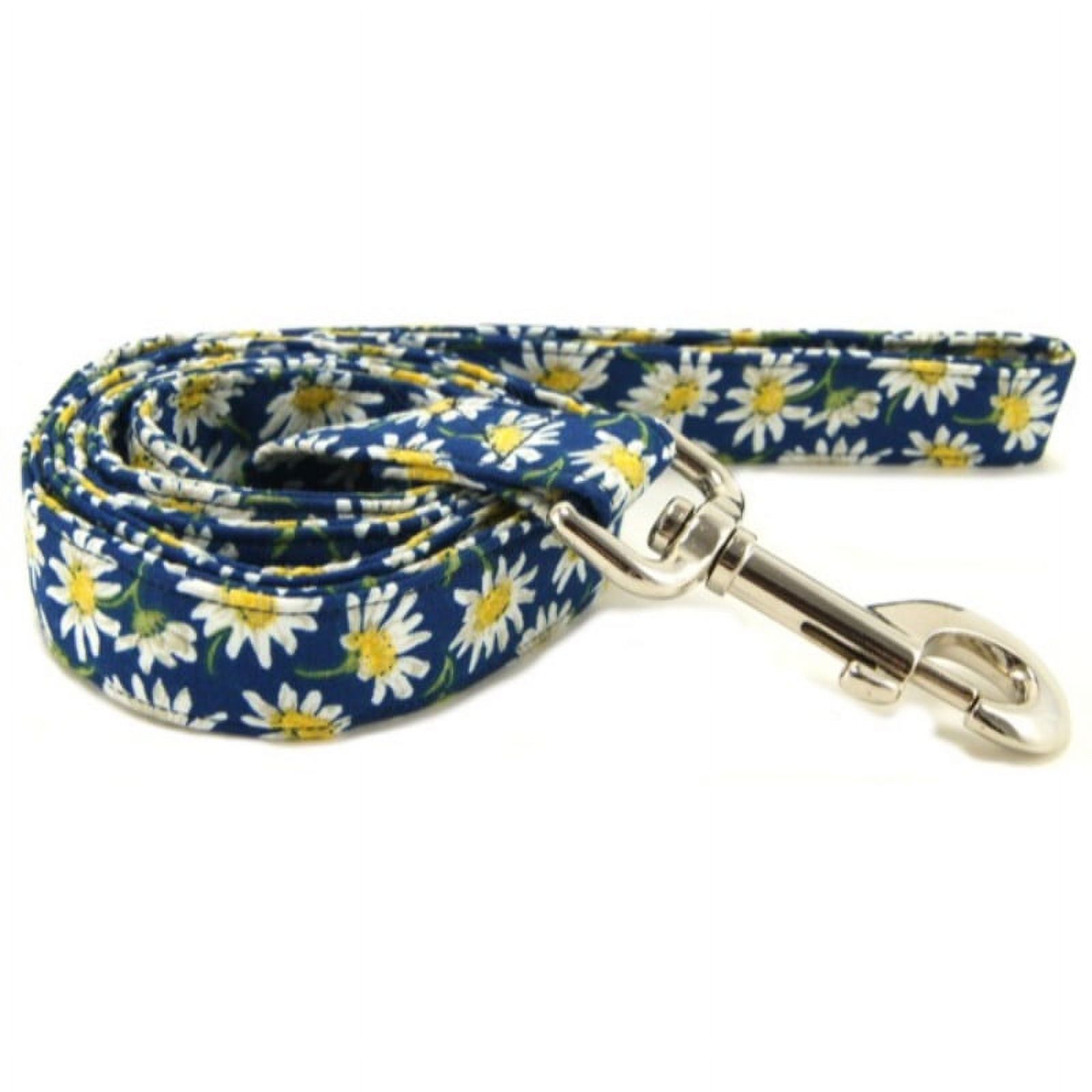 Blue Daisies Dog Leash - Size - Small