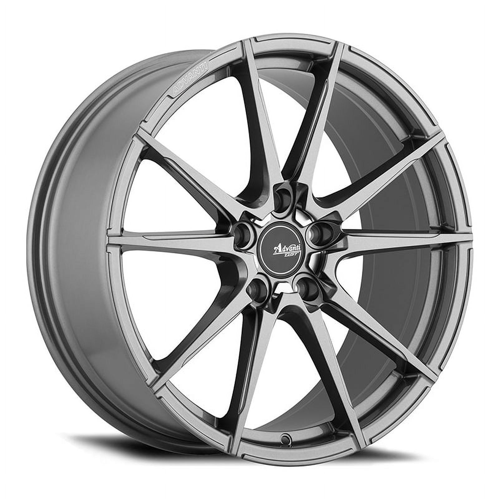 Advanti Racing 101G Appello 18x8.5 5x108 +43et Gloss Graphite Wheel