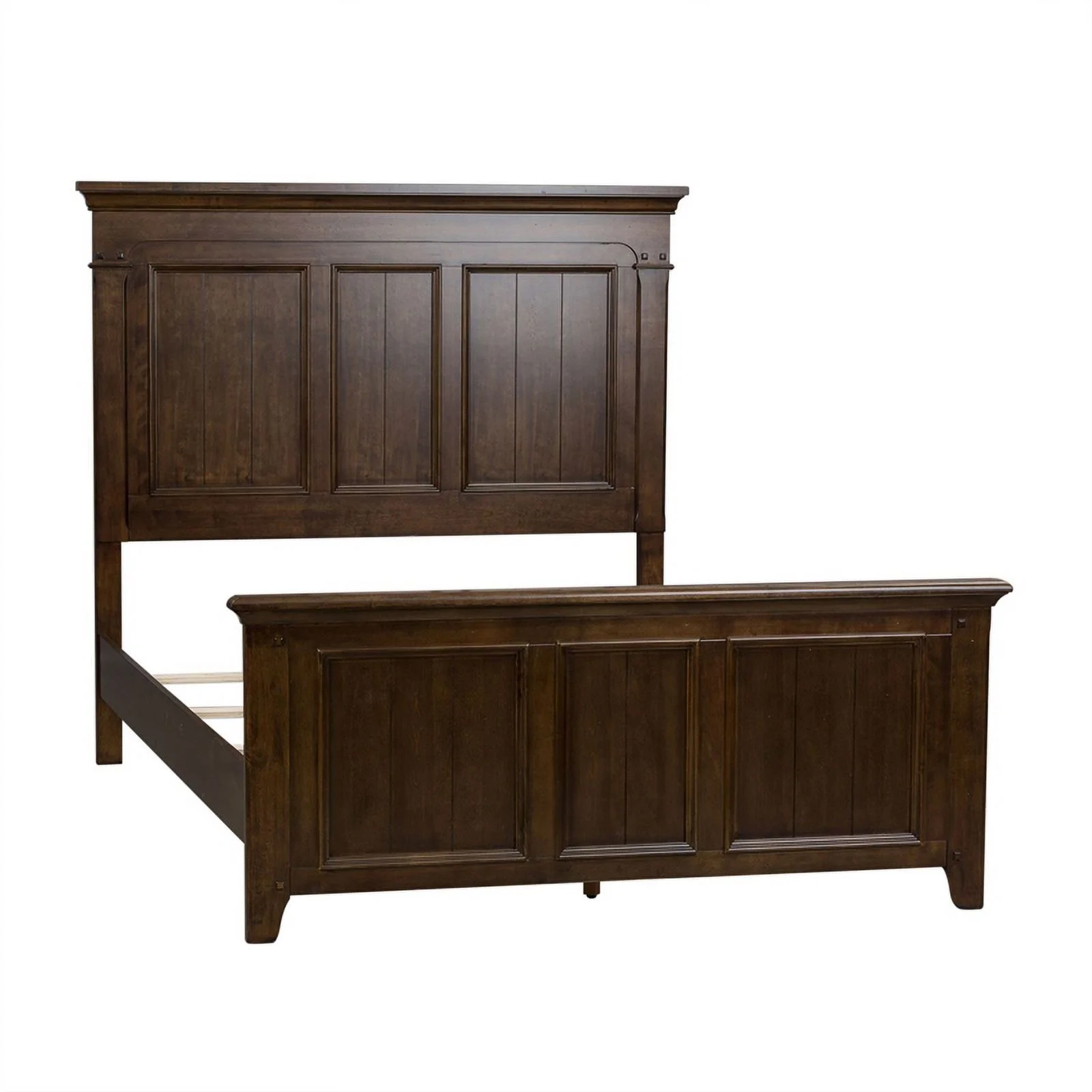 2 Piece Bedroom Set with King Panel Bed and 9 Drawer Dresser