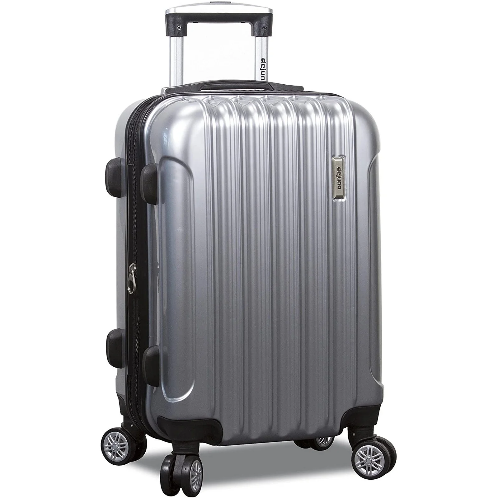 Dejuno Titan Jumbo Hardside 3-PC Spinner Luggage Set With TSA Lock - Silver