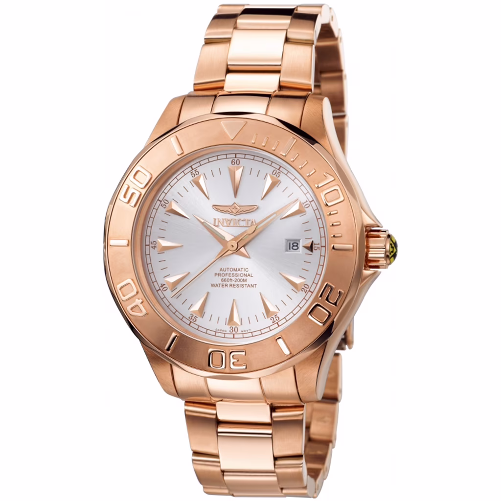 Invicta Men's Signature INV-7111 Rose Gold Stainless-Steel Automatic Diving Watch