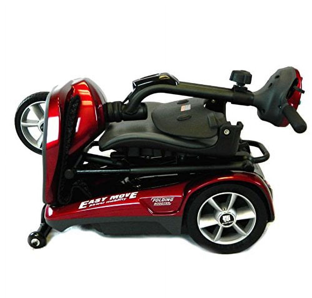 EV Rider TRANSPORT Automatic Folding Mobility Scooter Red