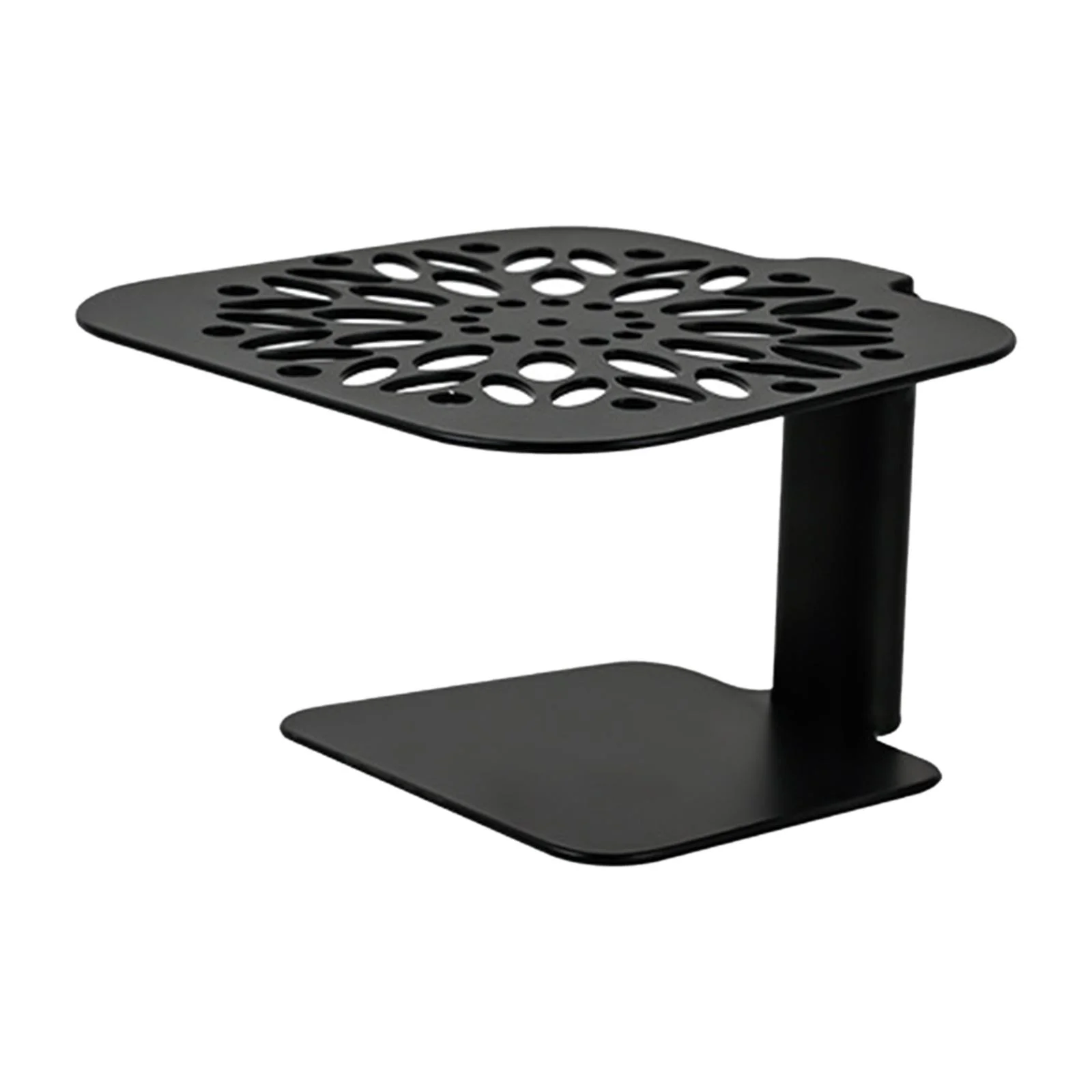 Coffee Machine Scales Stand, Scale Rod Protection Rack, Adjustable Lift Coffee Weighing Rack for Coffee Shop, Bar, Home, Household Black Style A