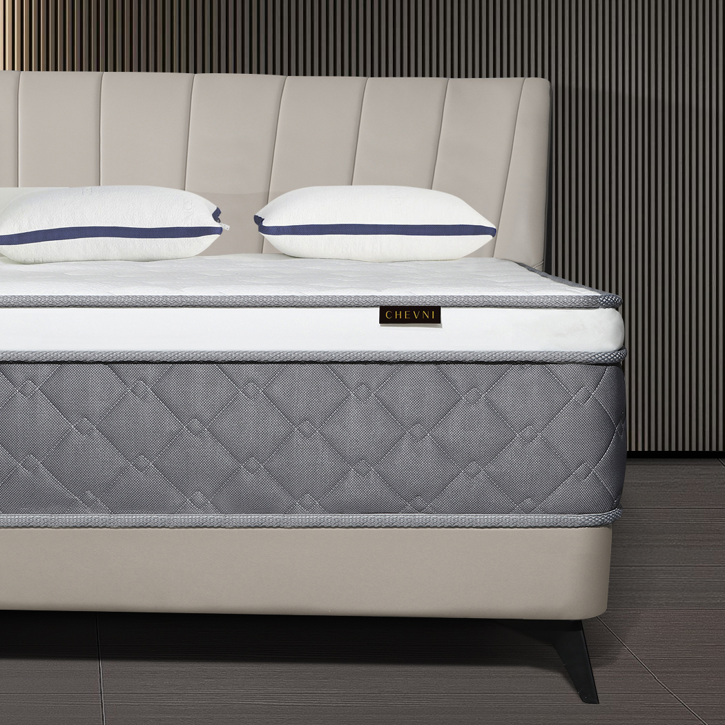 CHEVNI 12 inch Queen Mattress,Medium Firm Hybrid Mattresses in a Box