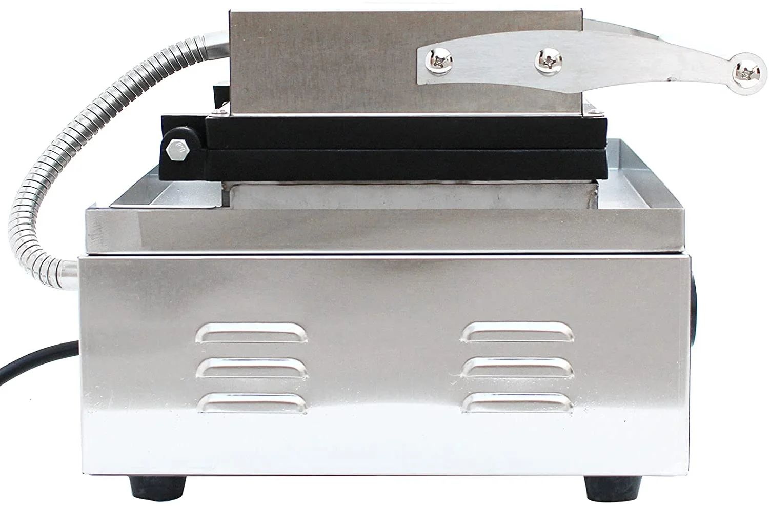 Sandwich Maker, 2-Slice Commercial Electric Sandwich Panini Machine Stainless Steel Sandwich Maker