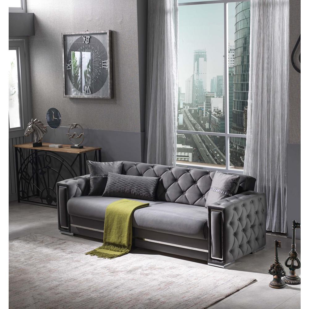 Furnia Bolivya 3 Seat Sleeper, Grey