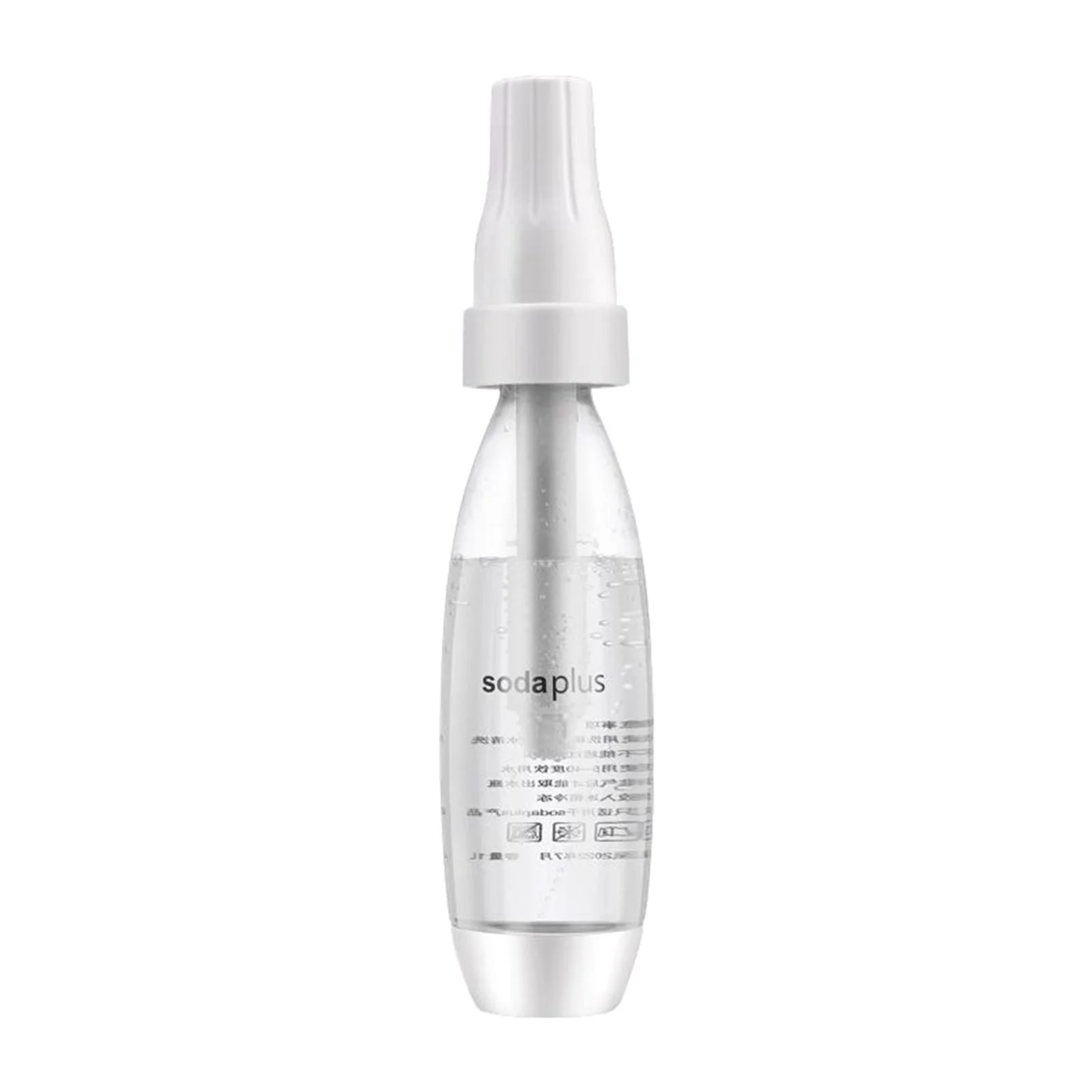 Portable Sparkling Water Bottle Mini Machine for CO2 Cylinder Canister Charger Seltzer Carbonated Water