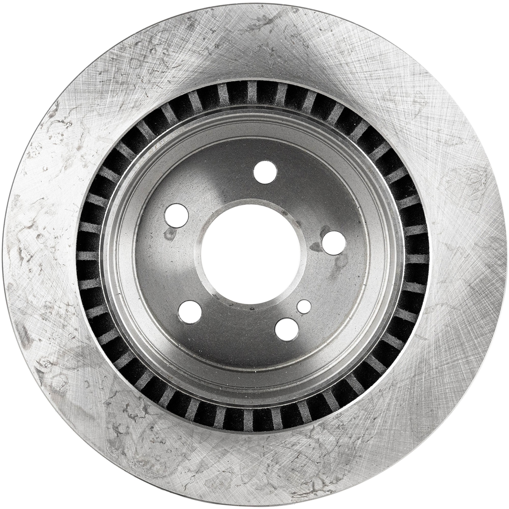 Rear Side Brake Discs Plain Surface Vented 5 Lugs Pro-Line Series fits 2007-2008 Mercedes Benz CL550