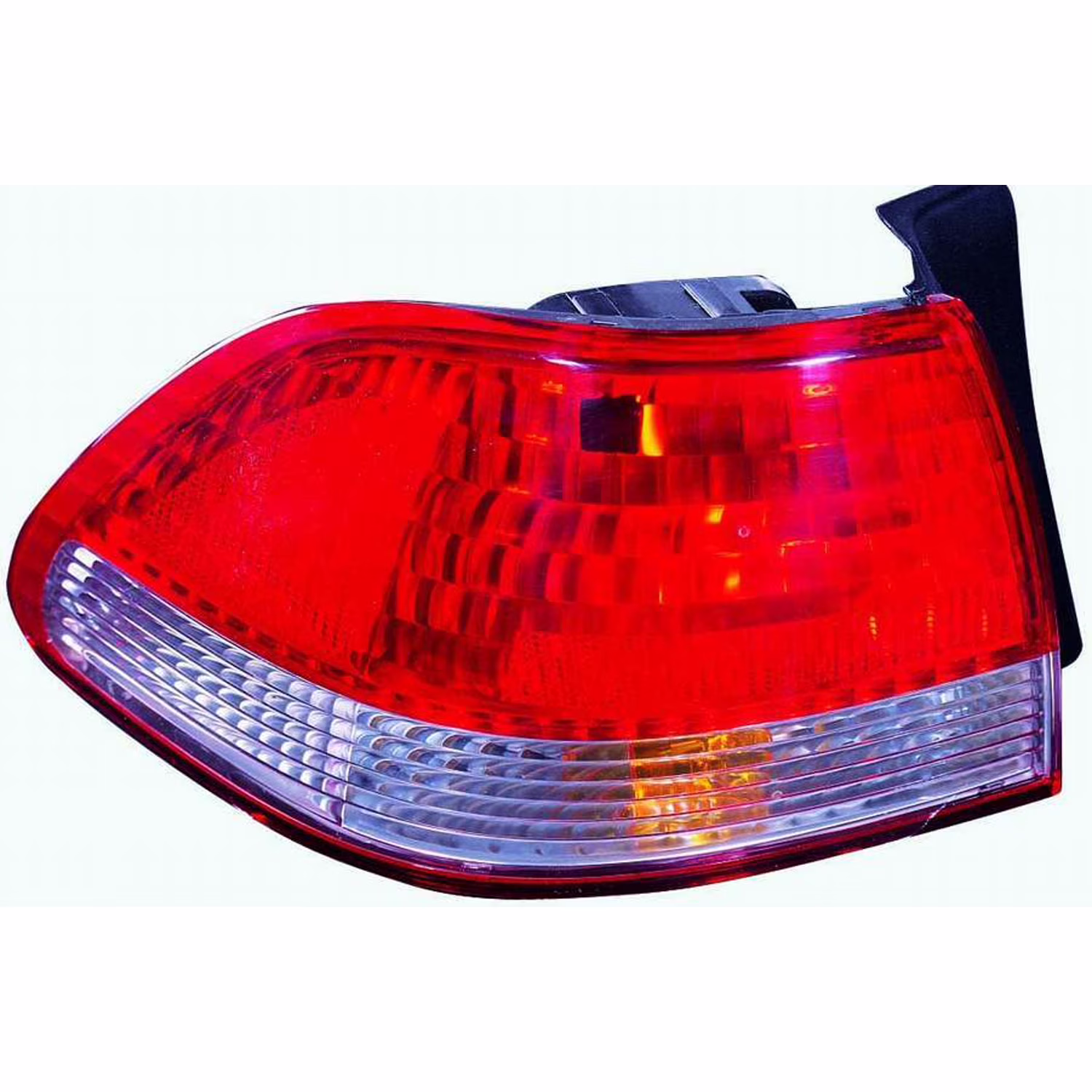 New CAPA Certified Standard Replacement Driver Side Outer Tail Light Assembly, Fits 2001-2002 Honda Accord Sedan