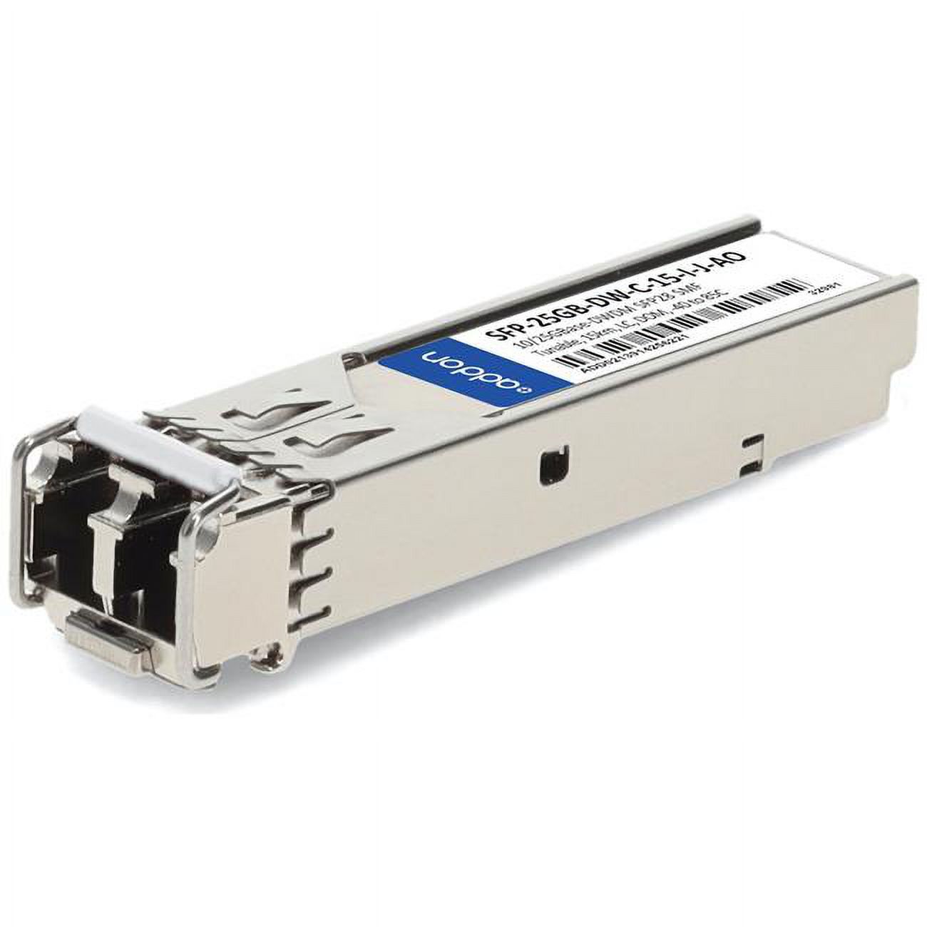 Add-On SFP-25GB-DW-C-15-I-J-AO 15km Dual-Rate 100GHz TAA 10-25GBase-DWDM SFP28 Transceiver with SMF, Tunable, LC, DOM & -40 to 85C for Juniper Networks Compatible