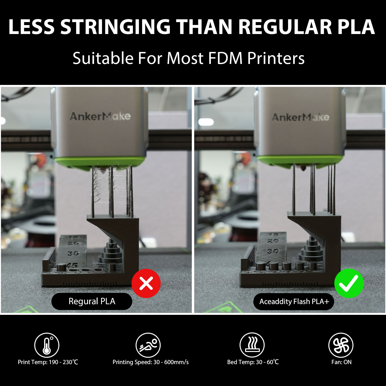 Aceaddity 3D printing supplies,2 Rolls Dimensional +/-0.02mm 2 Printer Pla+ 1.75mm Spool Suitable Most - Silver Eco-friendly Spool Of 3d Suitable Most Of 3d Material Eco-friendly 3d Hines