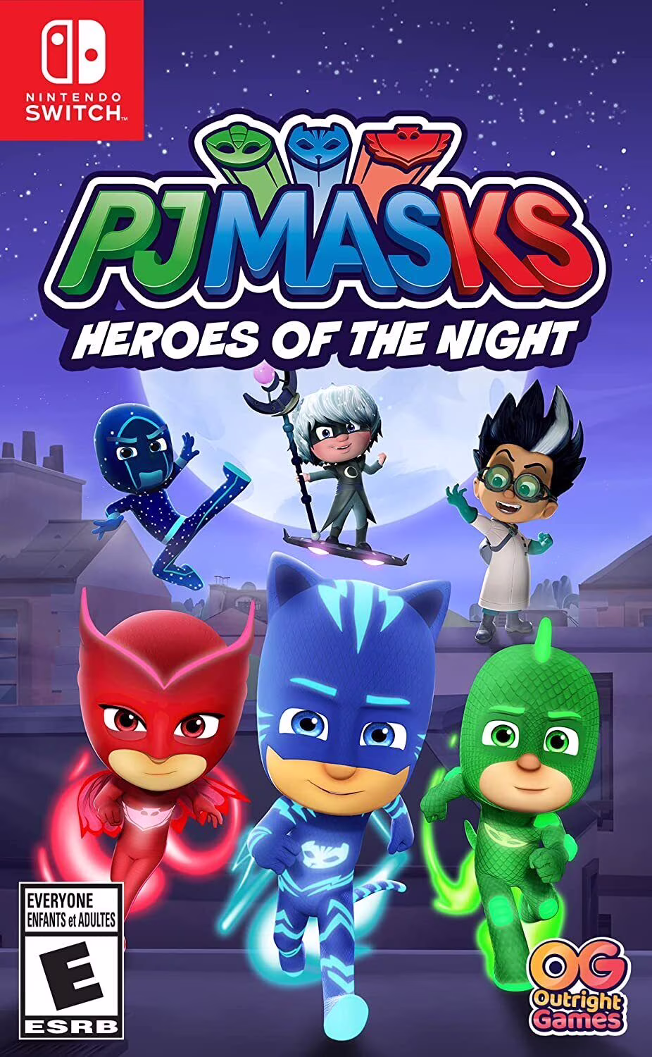 Pj Masks: Heroes of The Night - Nintendo Switch [Family Game Outright Games] NEW