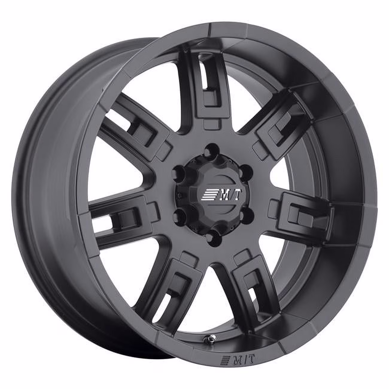 Mickey Thompson Wheels  15 x 8 in. Sidebiter II Matte Black Wheels, 4.5 in.