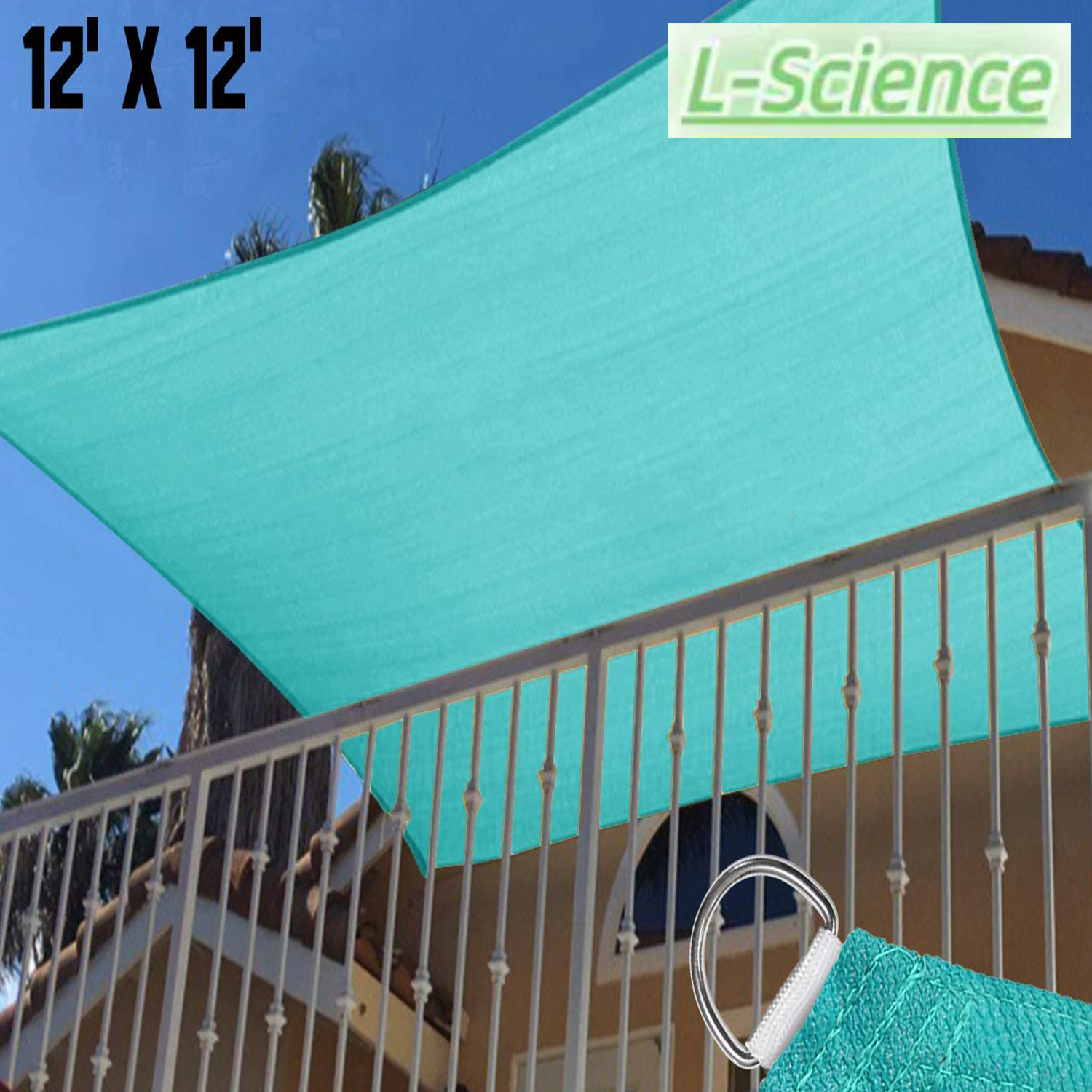 Sun Shade Sail Permeable Canopy Cover Commercial Standard 180 GSM HDPE