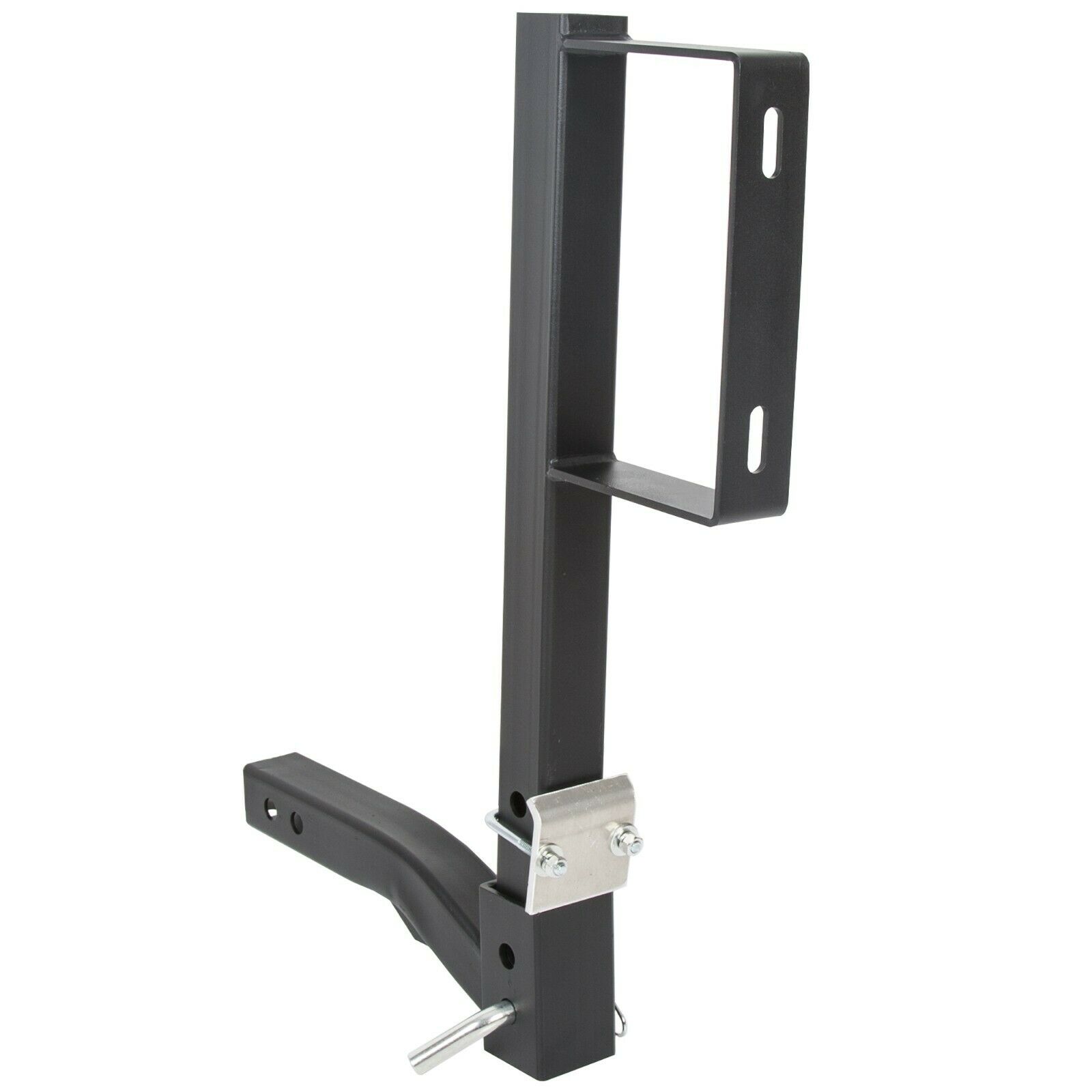 RV Truck Receiver Hitch Spare Tire Mount Heavy Duty Steel Powder Coated