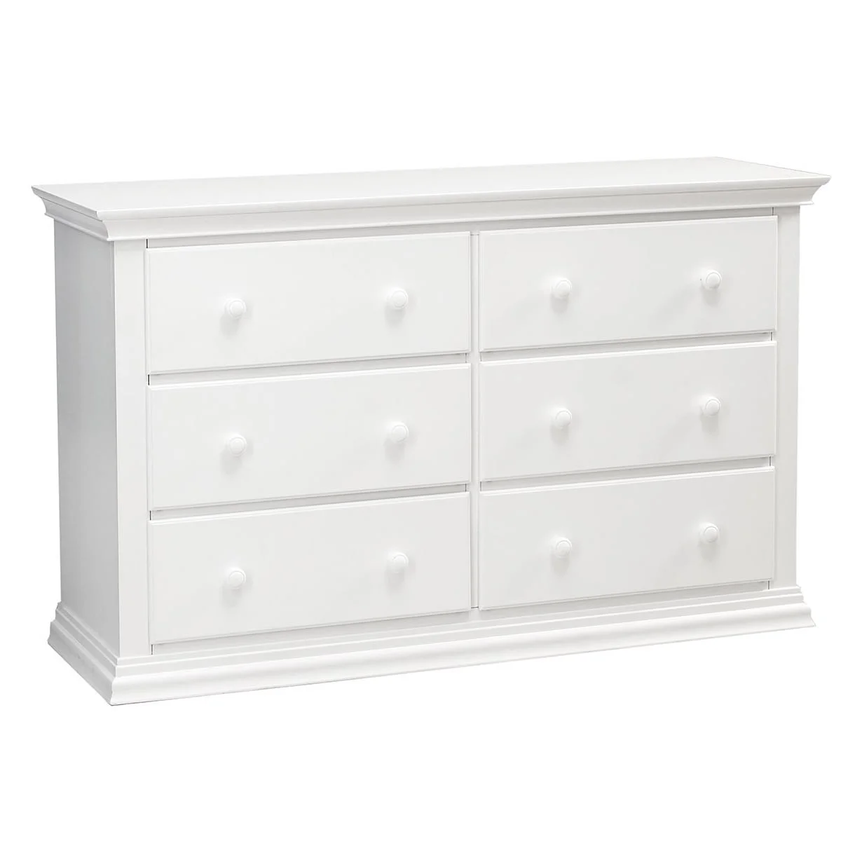 Suite Bebe Bailey 6 Drawer Double Dresser, Dark Brown Finish