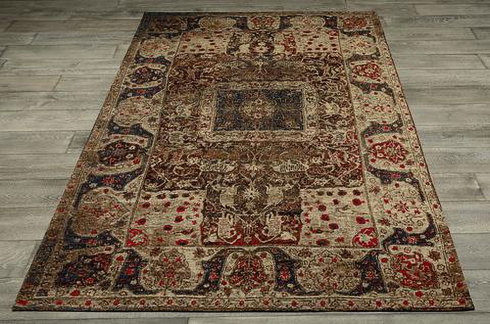 Rug Queen Victoria Polypropylene Indoor Area Rug Ivory (5X8 Rectangle)