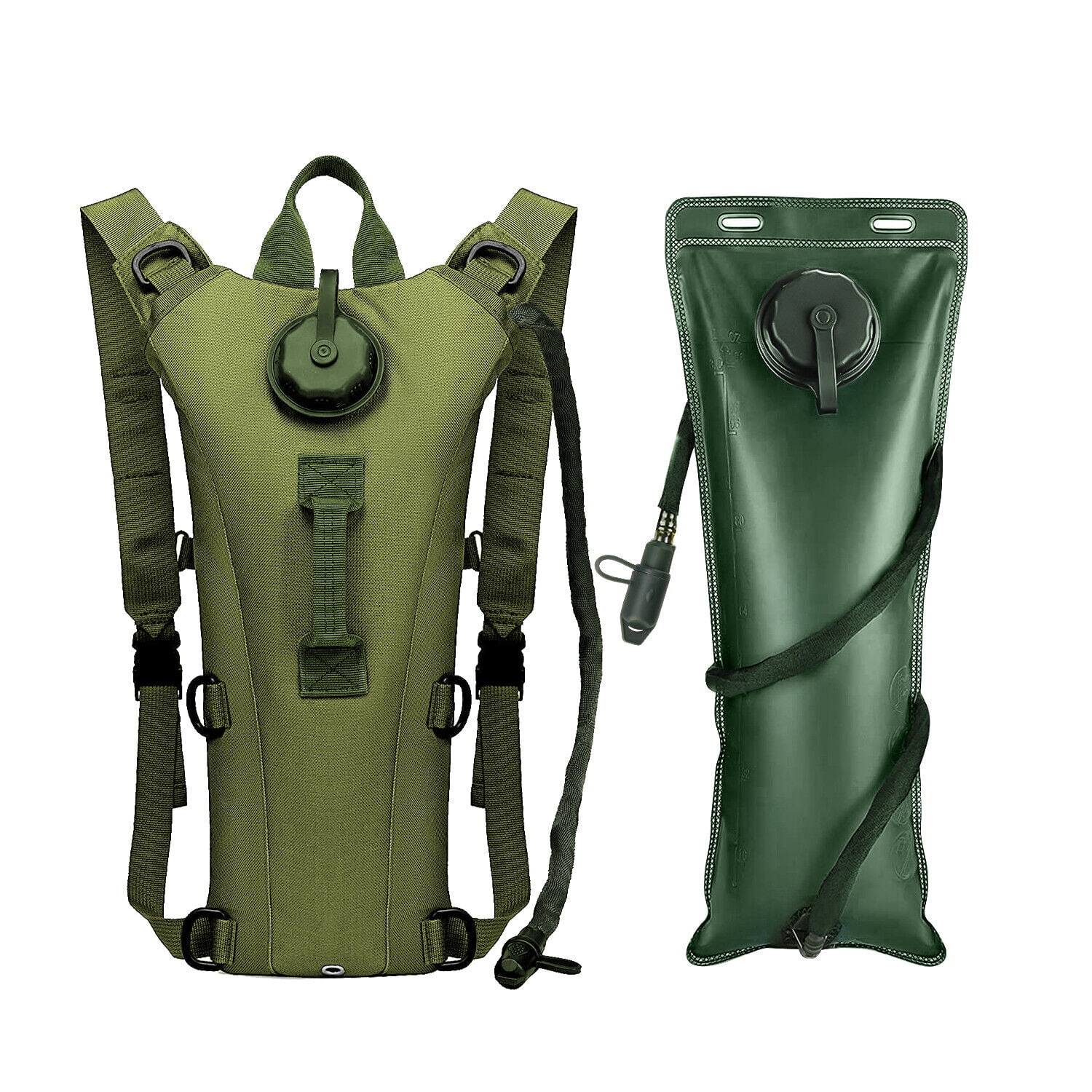 Hydration Pack Backpack with 3L Bladder,Tactical Water Bag Hiking, Biking, USA