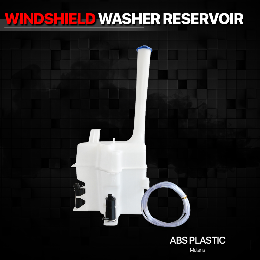 Windshield Washer Reservoir Bottle Tank w/Pump+Cap for 10-13 Tucson HY1288123 Fits select: 2010-2013 HYUNDAI TUCSON