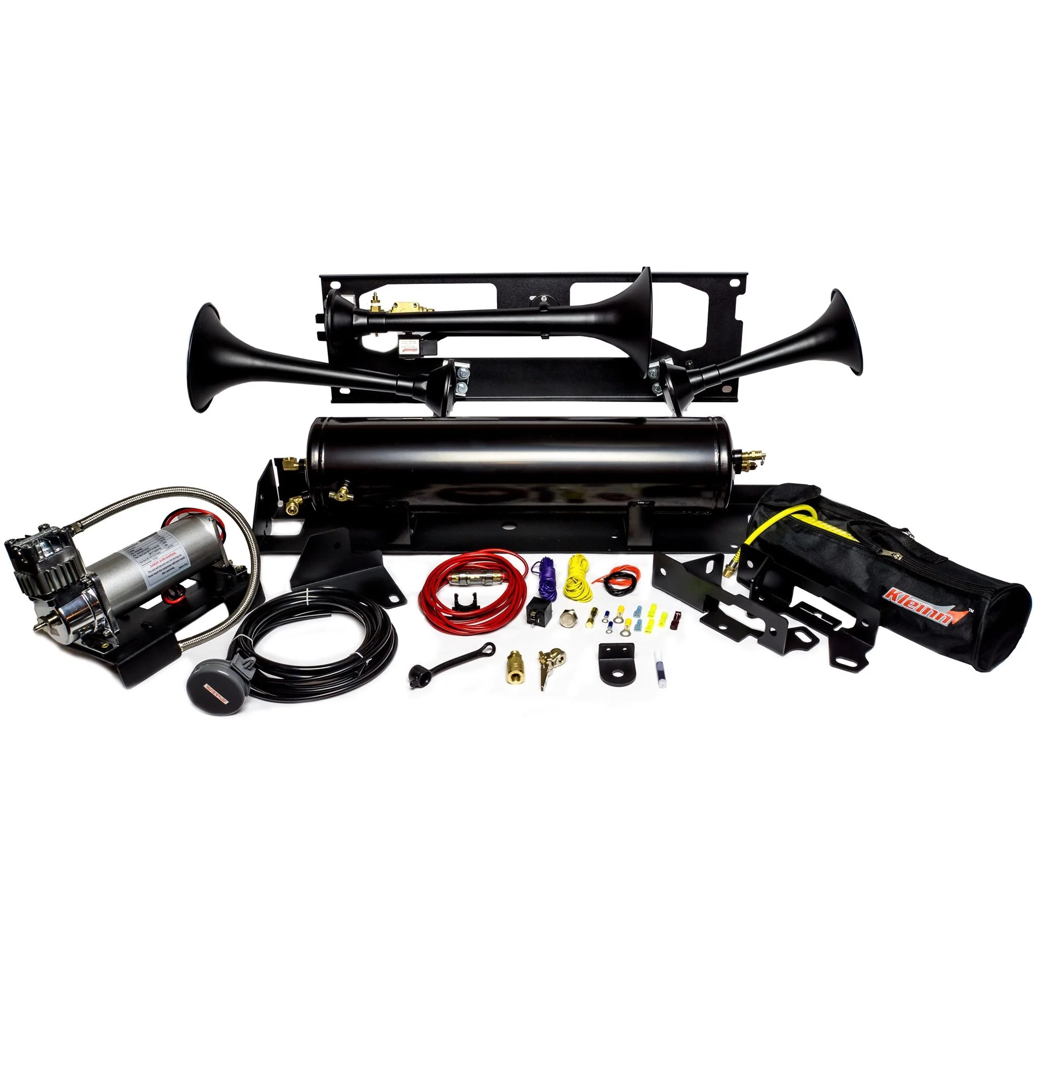 Kleinn Automotive Air Horns SDKIT17-734 Train Horn And Onboard Air System w/Horn