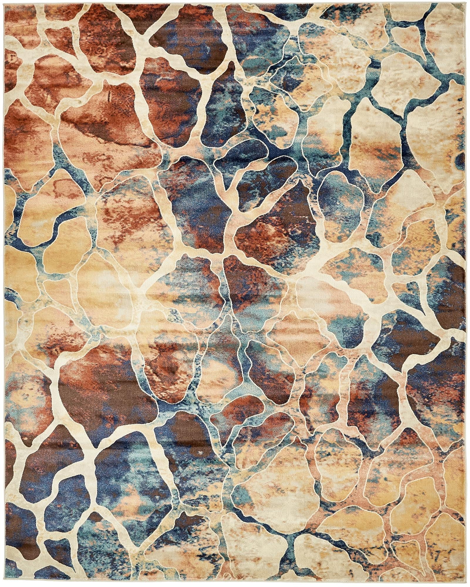 Rugs.com Gossamer Collection Rug – 8' x 10' Brick Red Medium Rug Perfect For Living Rooms, Large Dining Rooms, Open Floorplans