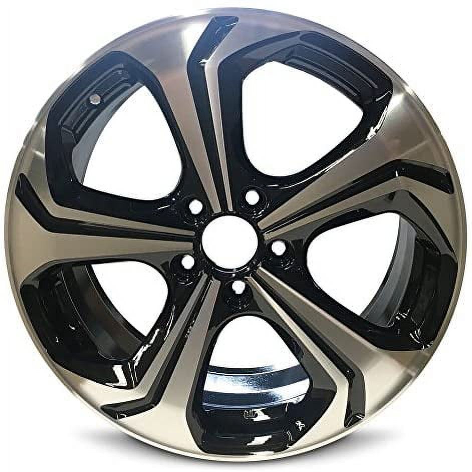 18 Inch Wheel for 2014-2015 Honda Civic 5 Lug Black Aluminum Rim
