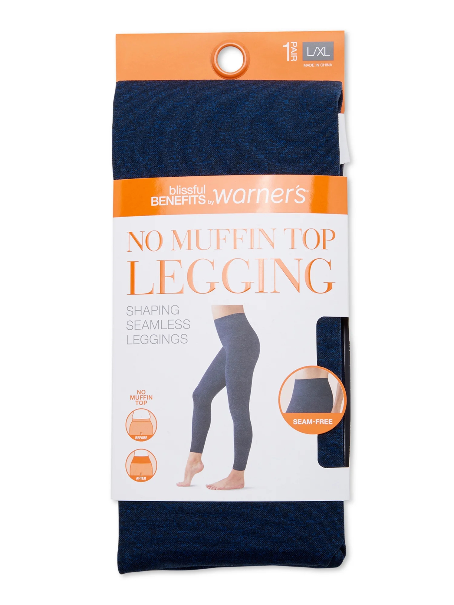 Warner's Women's Twill Seamless Leggings, 1-Pack