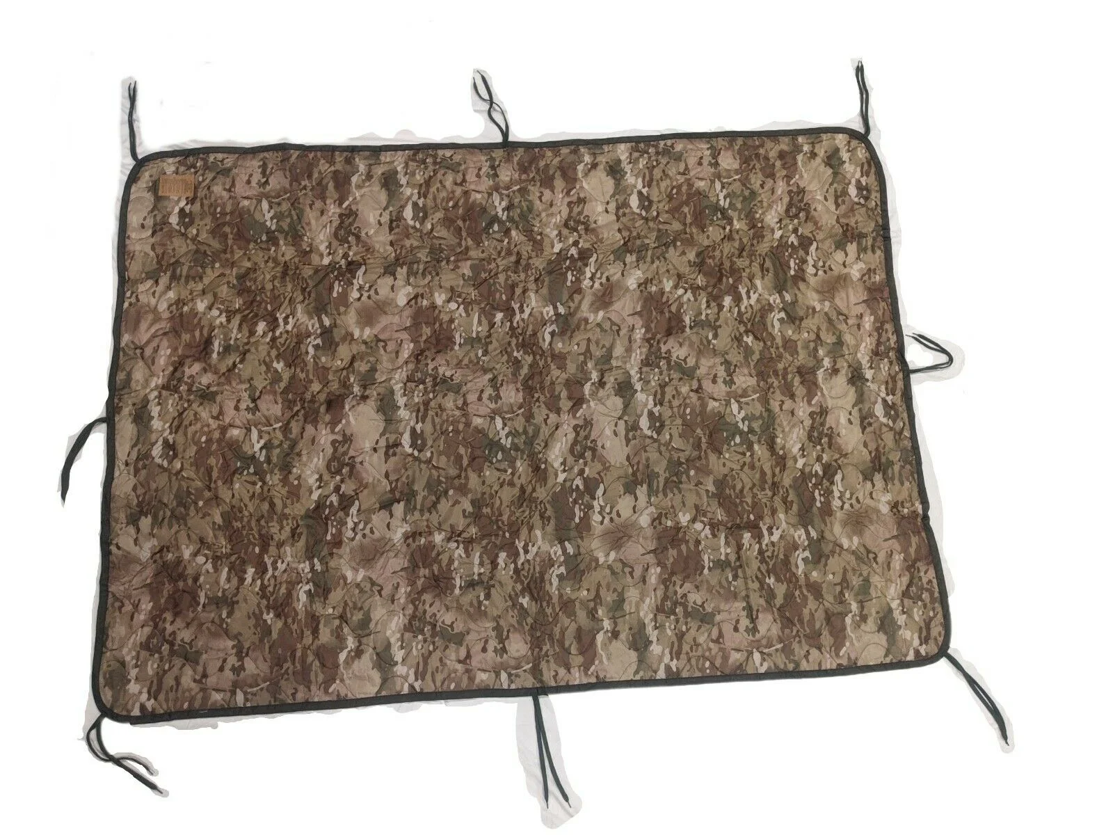 Military Poncho Liner Camo Woobie Military Insulated Camping Blanket Large Portable Lightweight Water Resistant for Hiking and Outdoor Survival Multicam