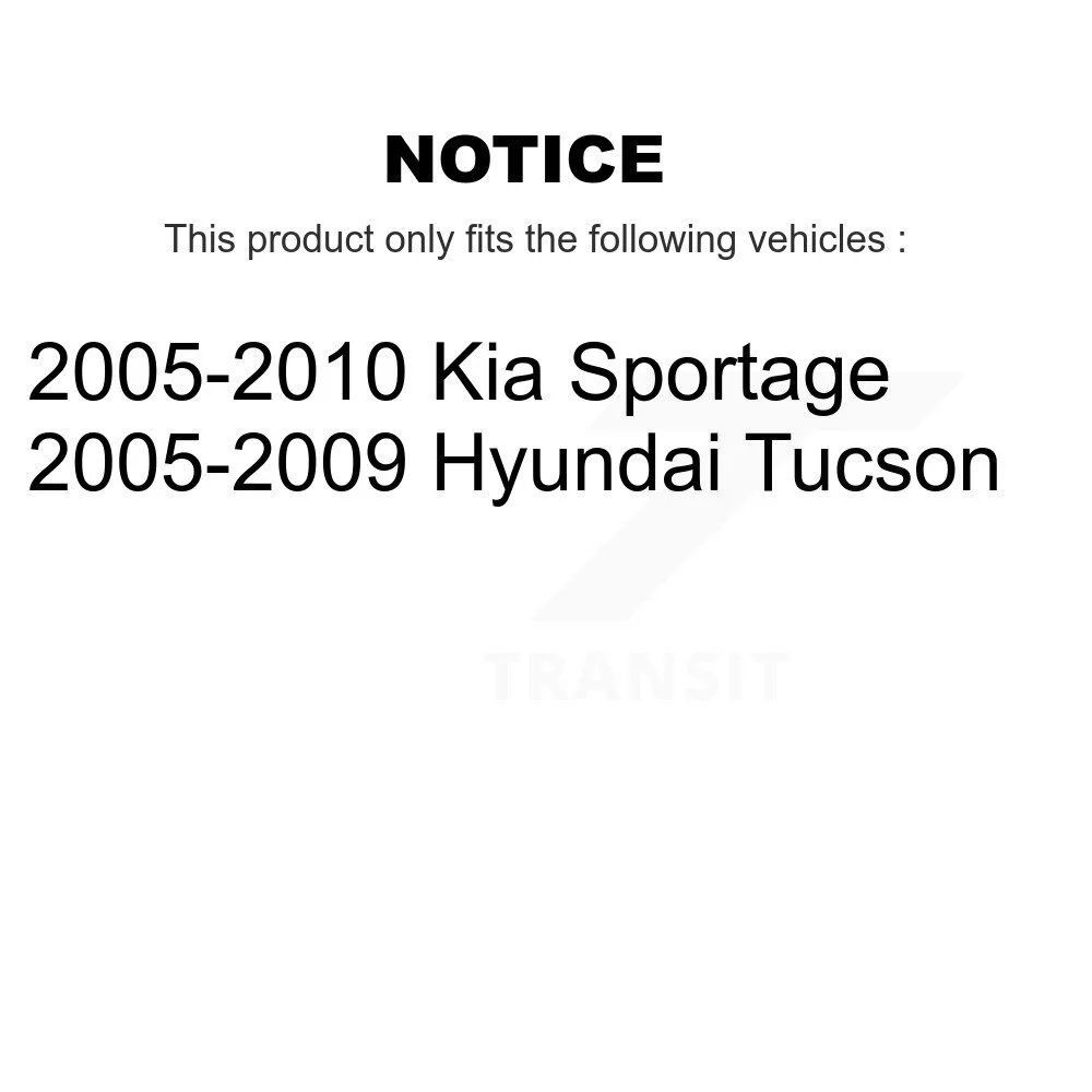 Transit Auto - Front Right (Passenger) Steering Tie Rod End & Boot Kit For Kia Sportage Hyundai Tucson KTB-100658