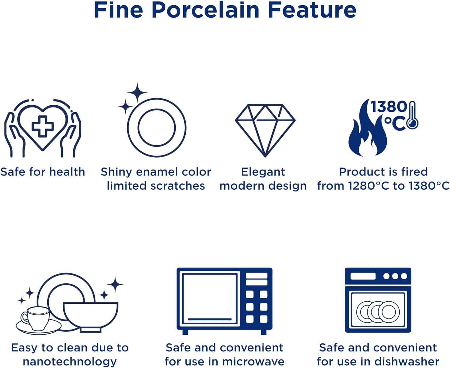 · 12 pcs Porcelain Plates Bowls Sets, REAL GOLD RIM, Porcelain Dinnerware Set, Porcelain Dinner Set, Ceramic Dinnerware Sets, Dish Set 4, Luxury Dinnerware Sets (Multi size - Blue Gothic)