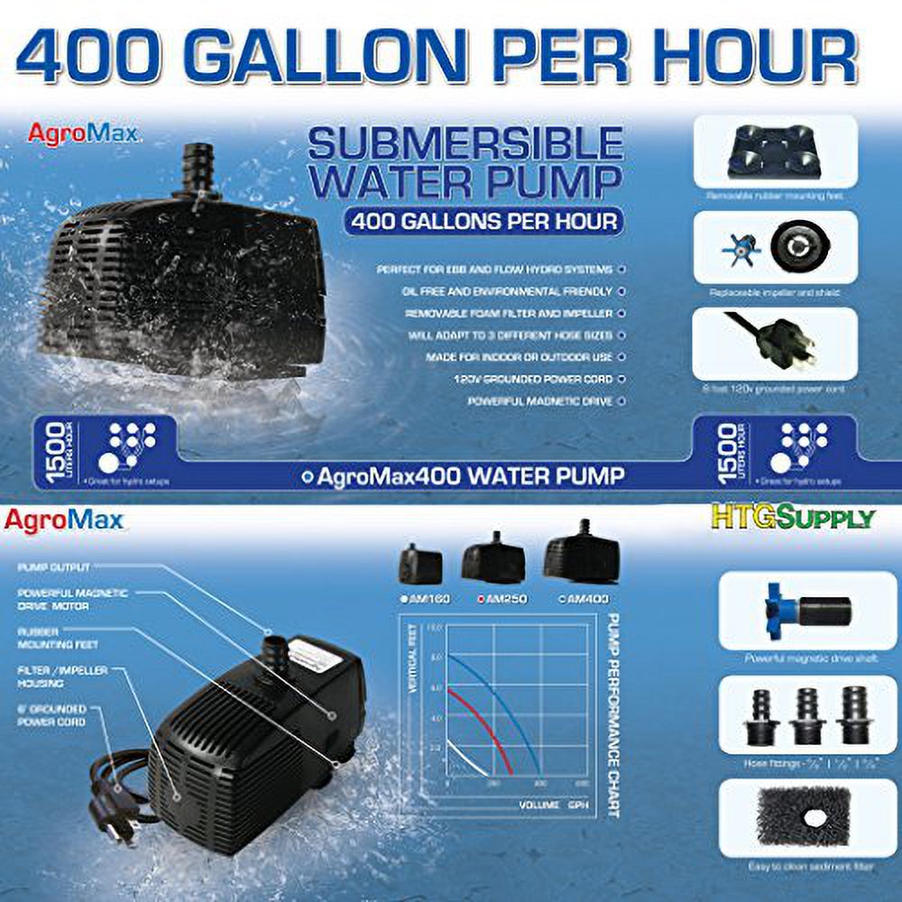 400 Gallon Per Hour Submersible Pump