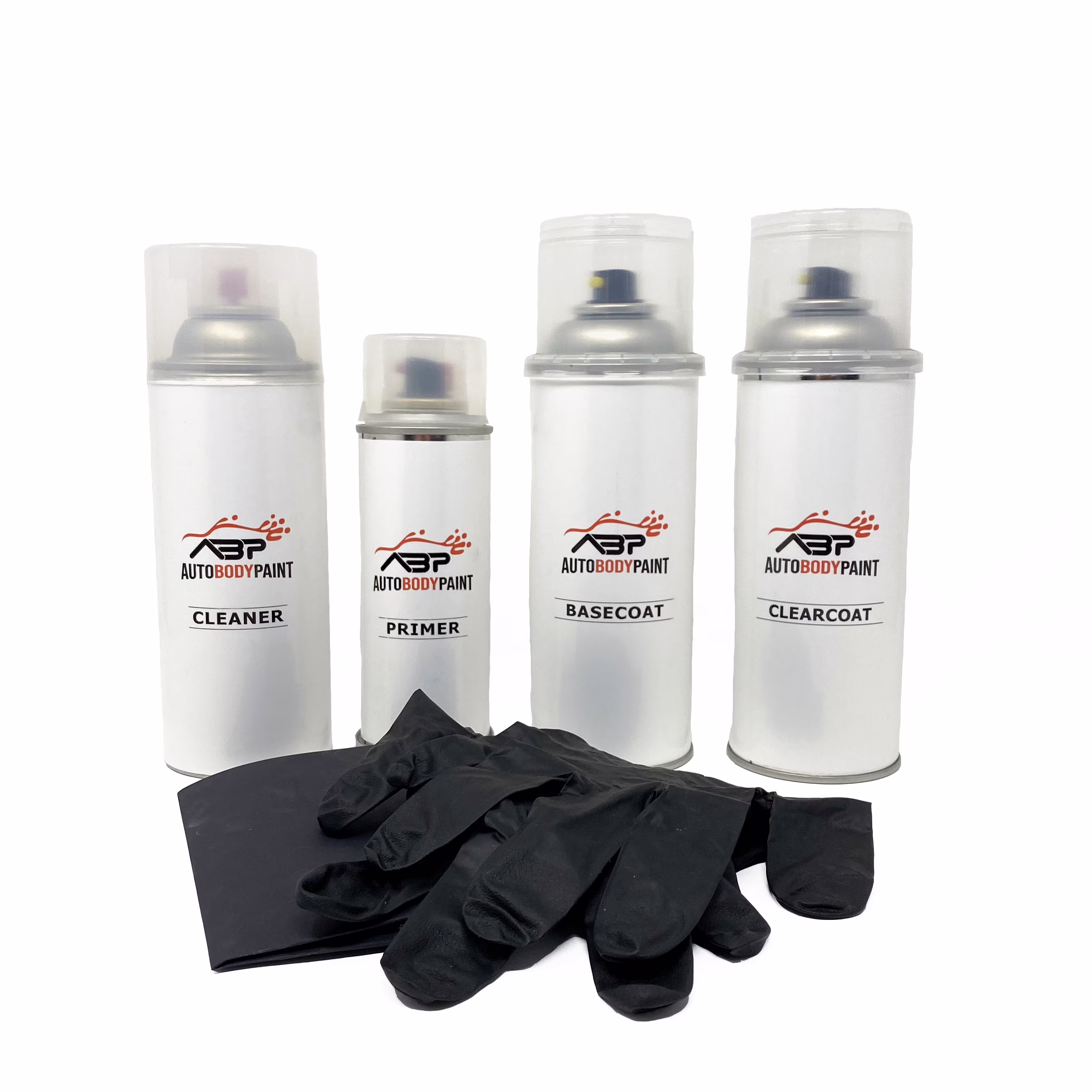 ABP Repair Paint Basecoat, Clearcoat (1K), Primer (1K) and Prep Kit Compatible With Diamond White Pearl Mitsubishi Outlander || Code: CMW10013
