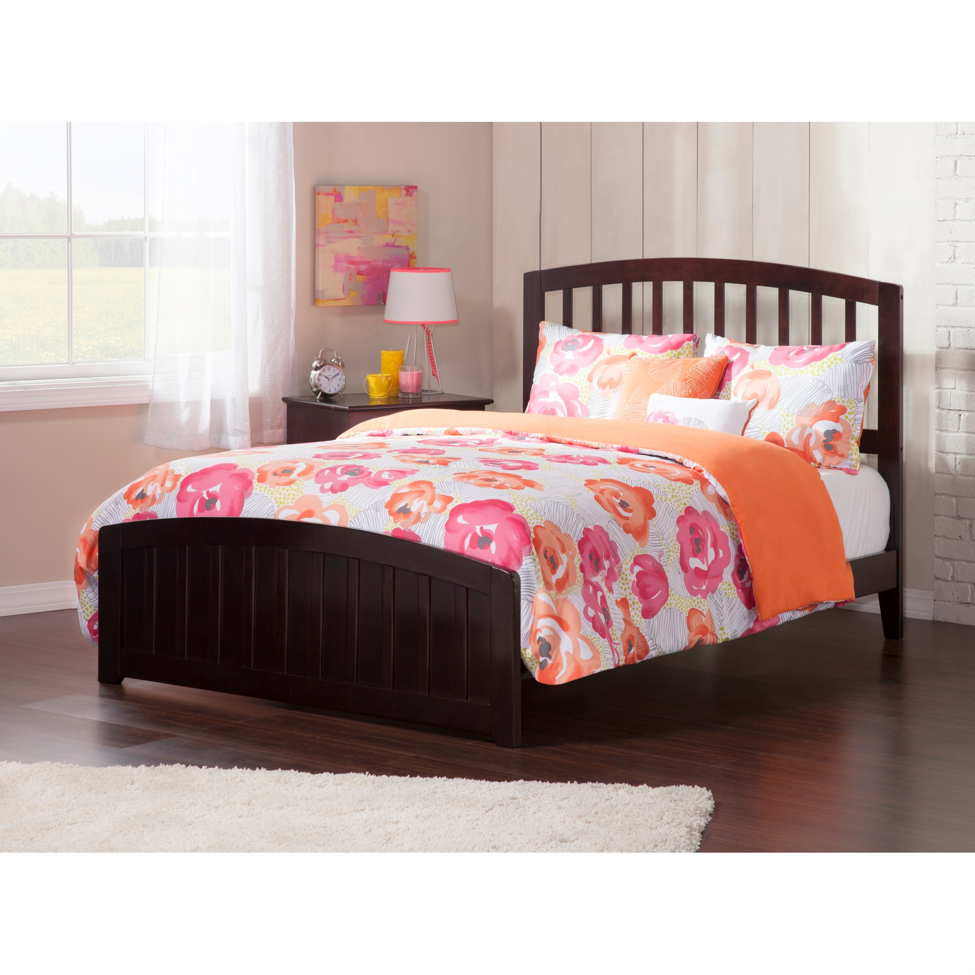 Atlantic Furniture Richmond Platform Bed F with MFB ES