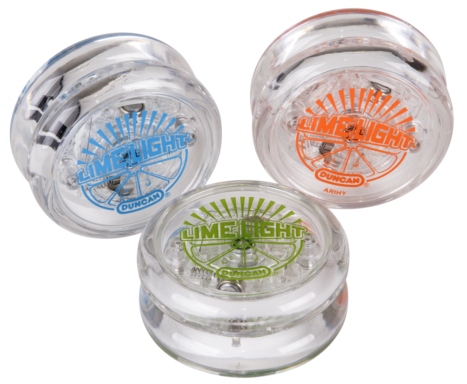 Duncan Toys Limelight LED Light-Up Yo-Yo, Beginner Level Yo-Yo with LED Lights, Clear and Blue