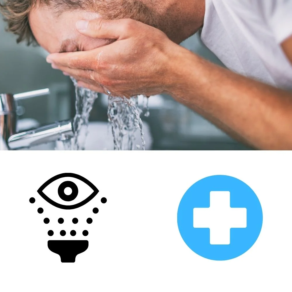 Medi-First 1 Oz. (30 mL) Sterile Eye Wash, Eye Care, Great for First Aid Kits - 2 Bottles