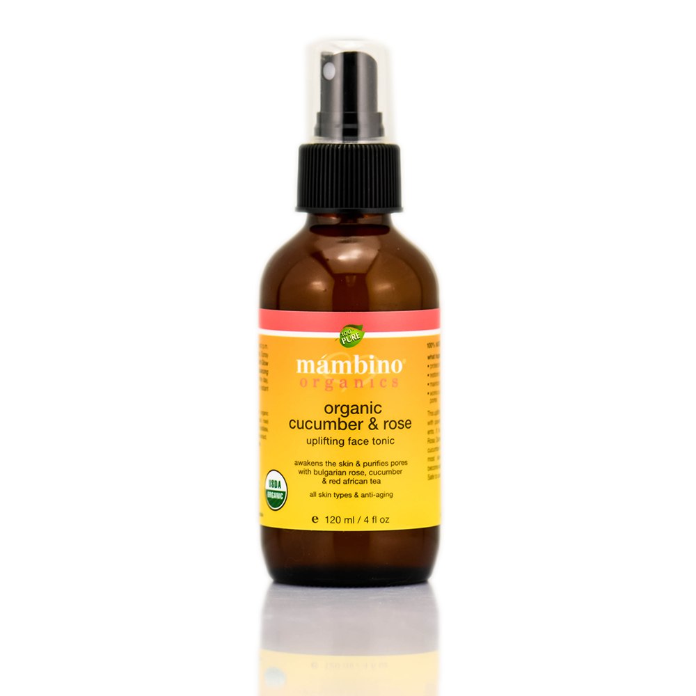 Mambino Organics Cucumber & Rose Uplifting Face Tonic (4 oz)