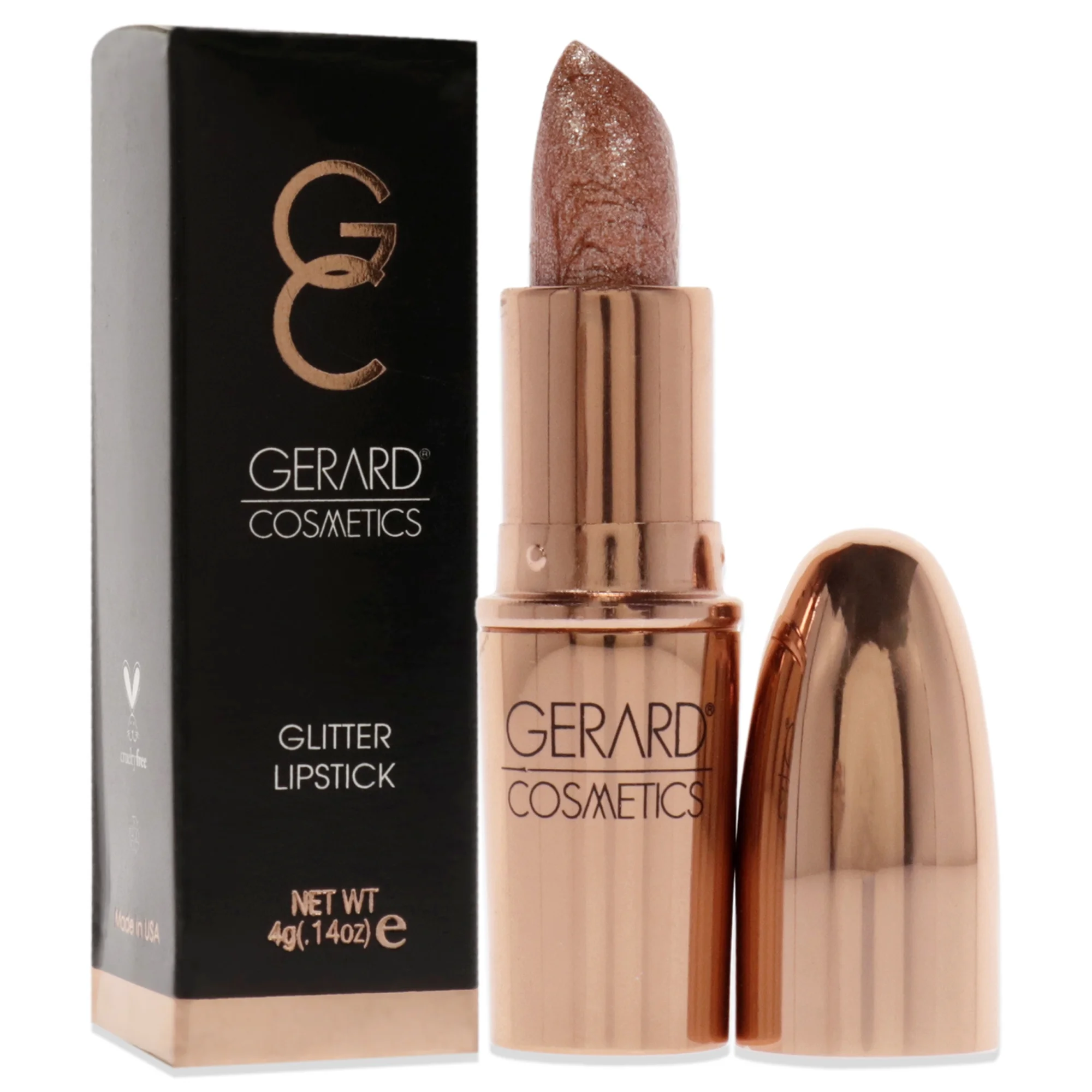 Gerard Cosmetic Glitter Lipstick - Hollywood Blvd , 0.14 oz Lipstick