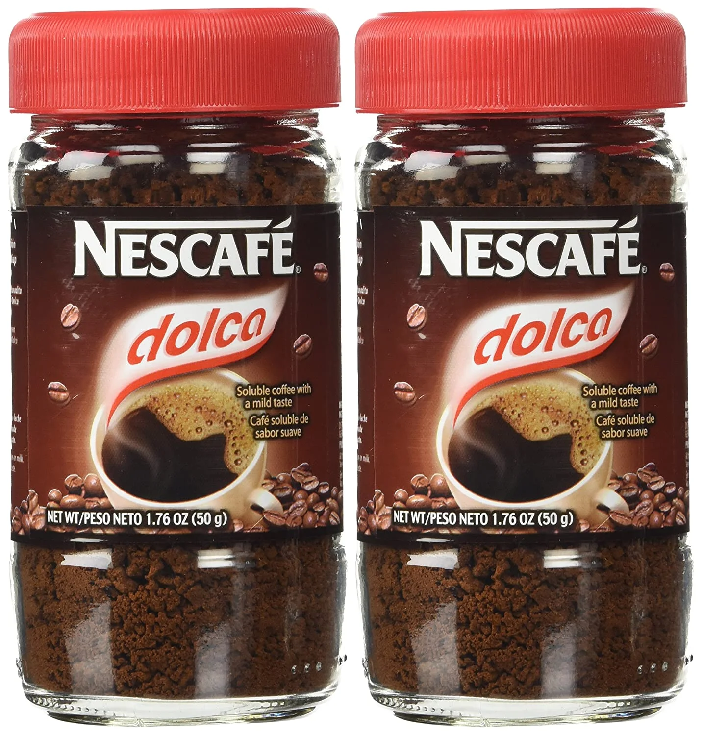 Nescafe Dolca 1.76 Oz Containers (Pack of 2)