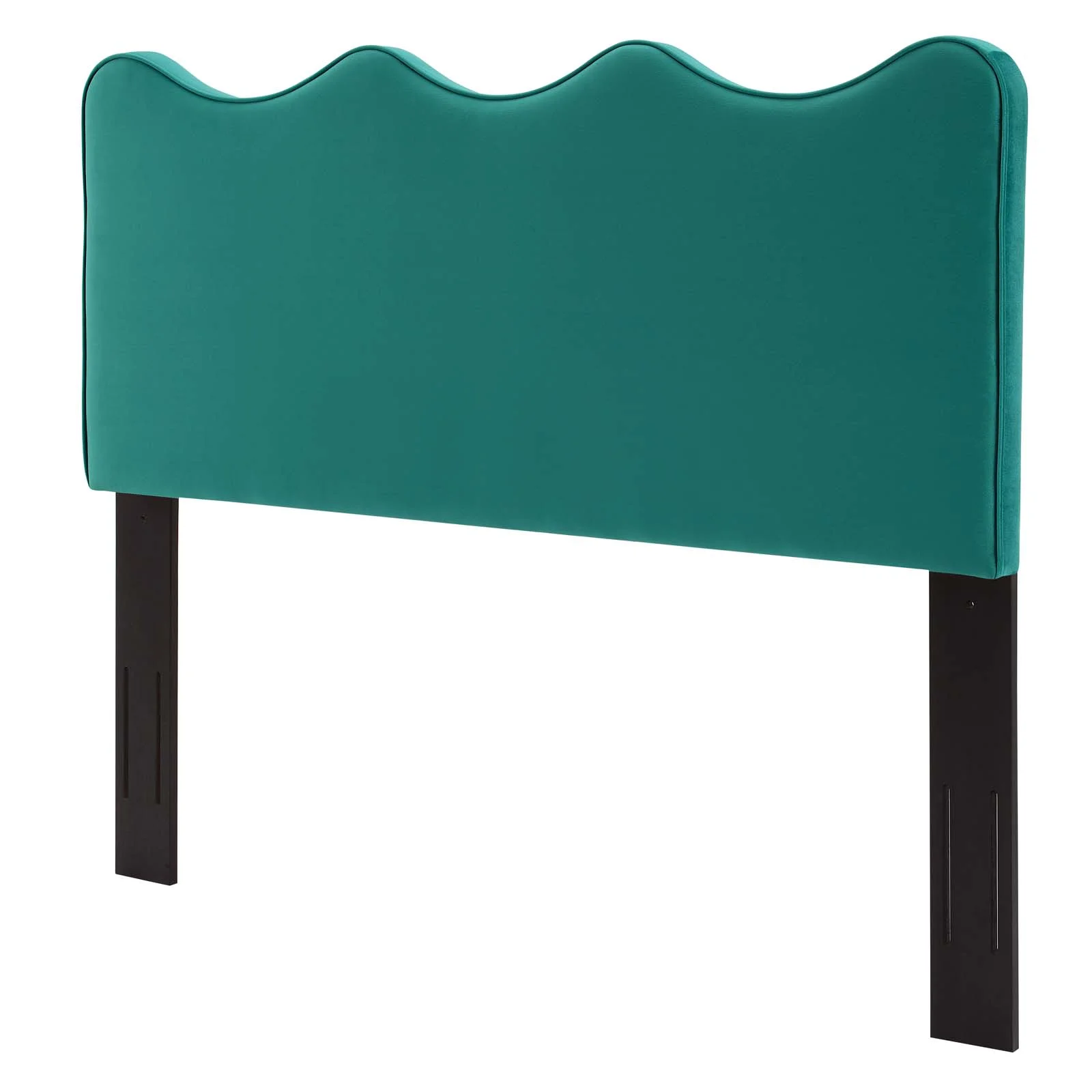 Headboard, King Size, Velvet, Teal Blue, Modern Contemporary Urban Design, Bedroom Master Guest Suite