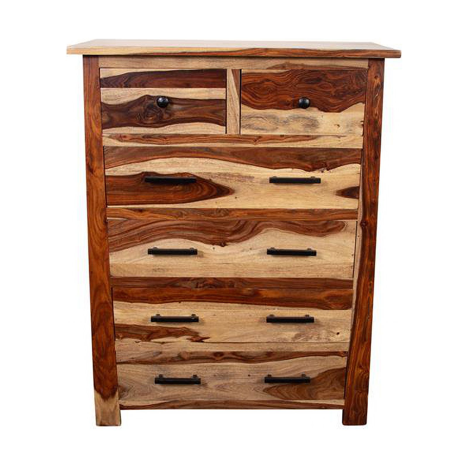 Kalispell 4 PC Solid Sheesham Wood Queen Bedroom Set