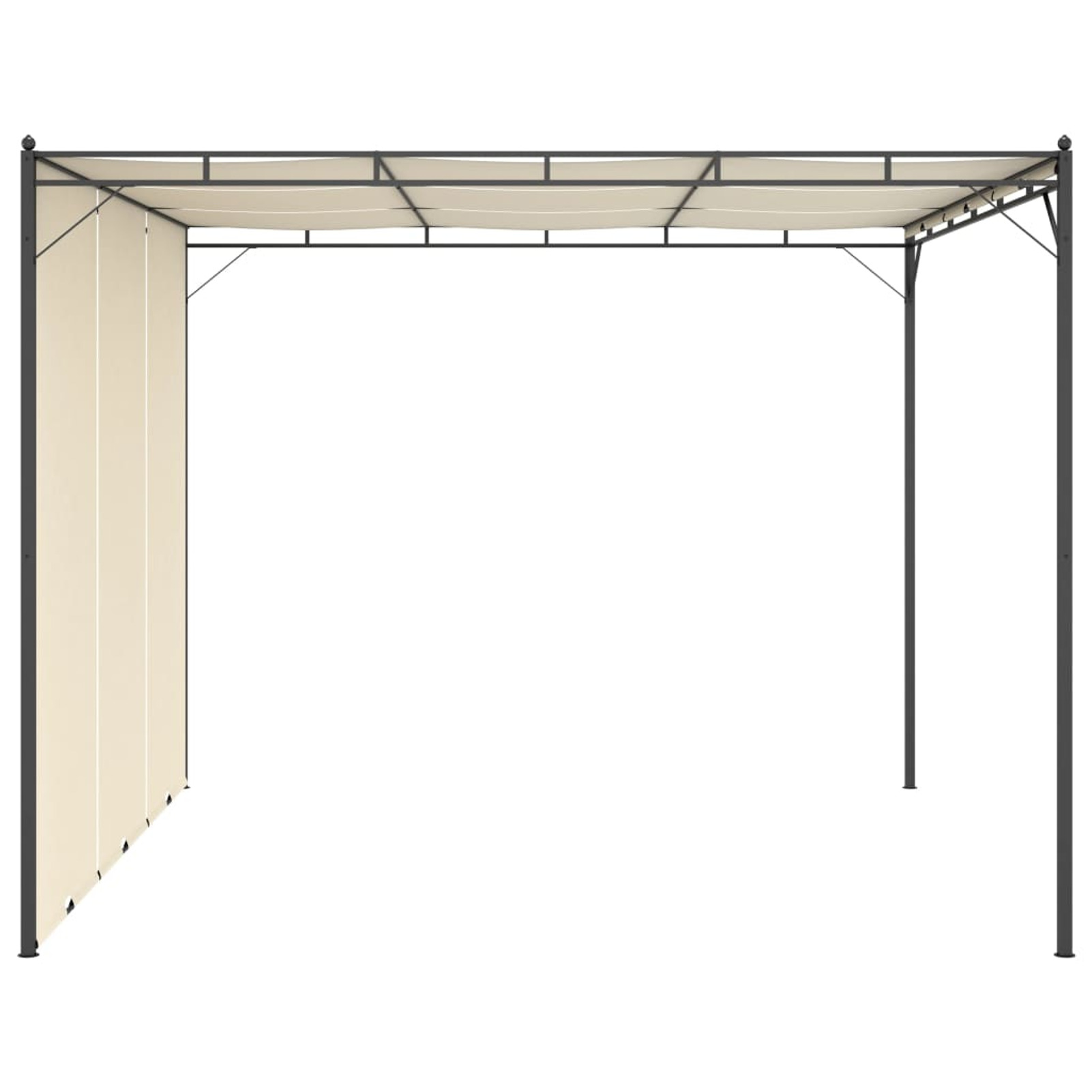 Suzicca Garden Gazebo with Side Curtain 118.1