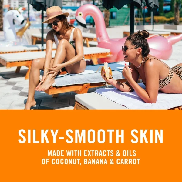 Banana Boat Deep Tanning Oil Pump Spray Sunscreen Broad Spectrum SPF 15 - 8 Ounces (Pack of 3)