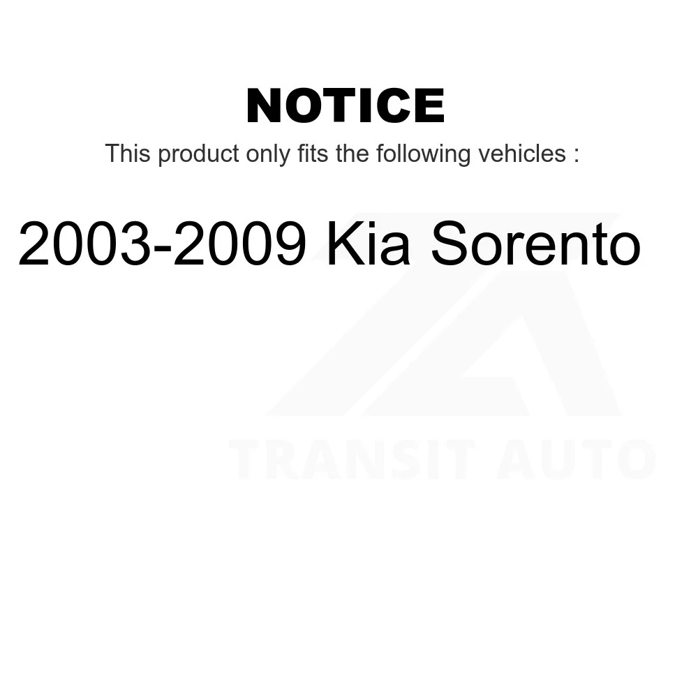 Front Steering Tie Rod End Kit For 2003-2009 Kia Sorento KTR-103790
