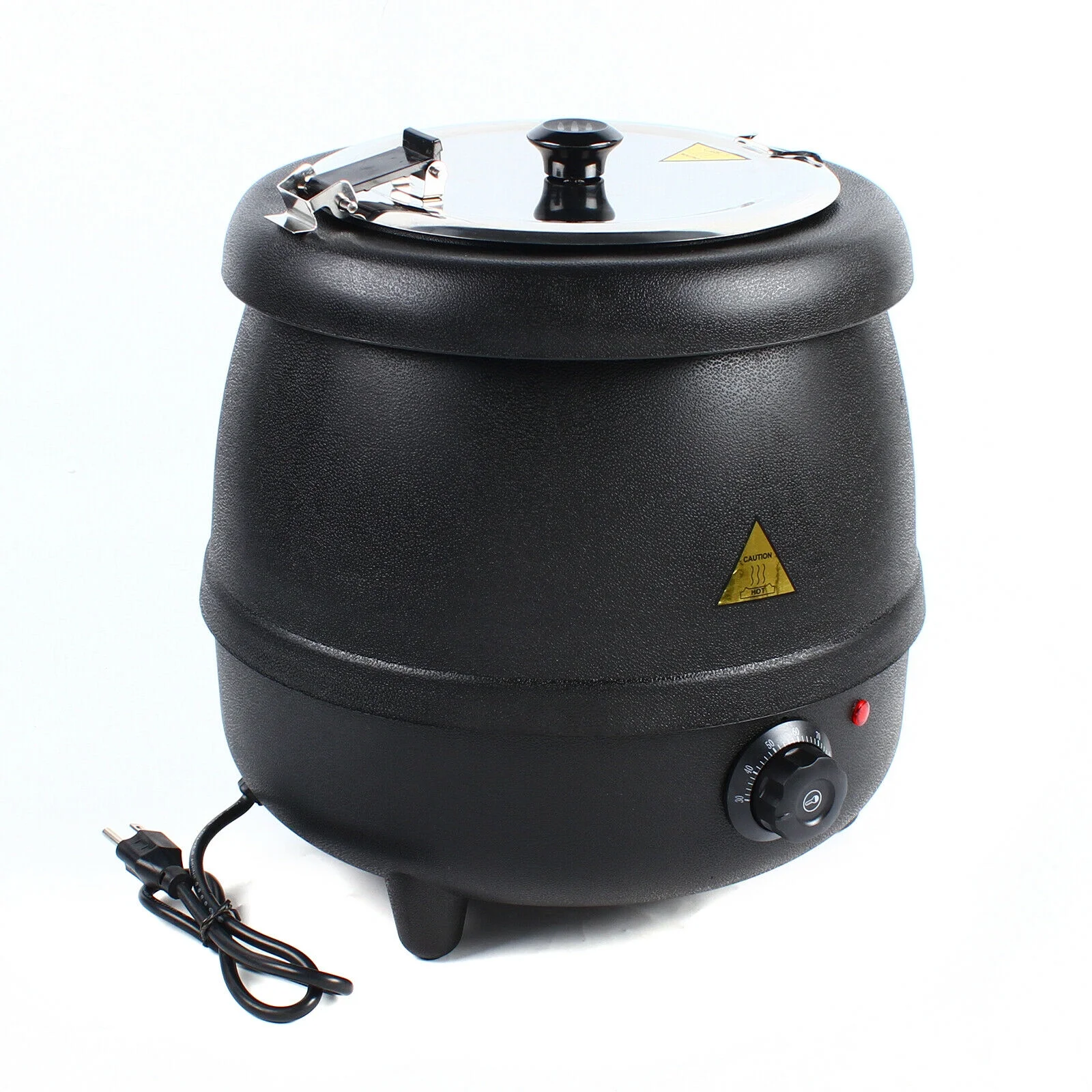 TOOL1SHOoo 10L Commercial Kitchen Restaurant Electric Food Soup Kettle Pot Warmer Black