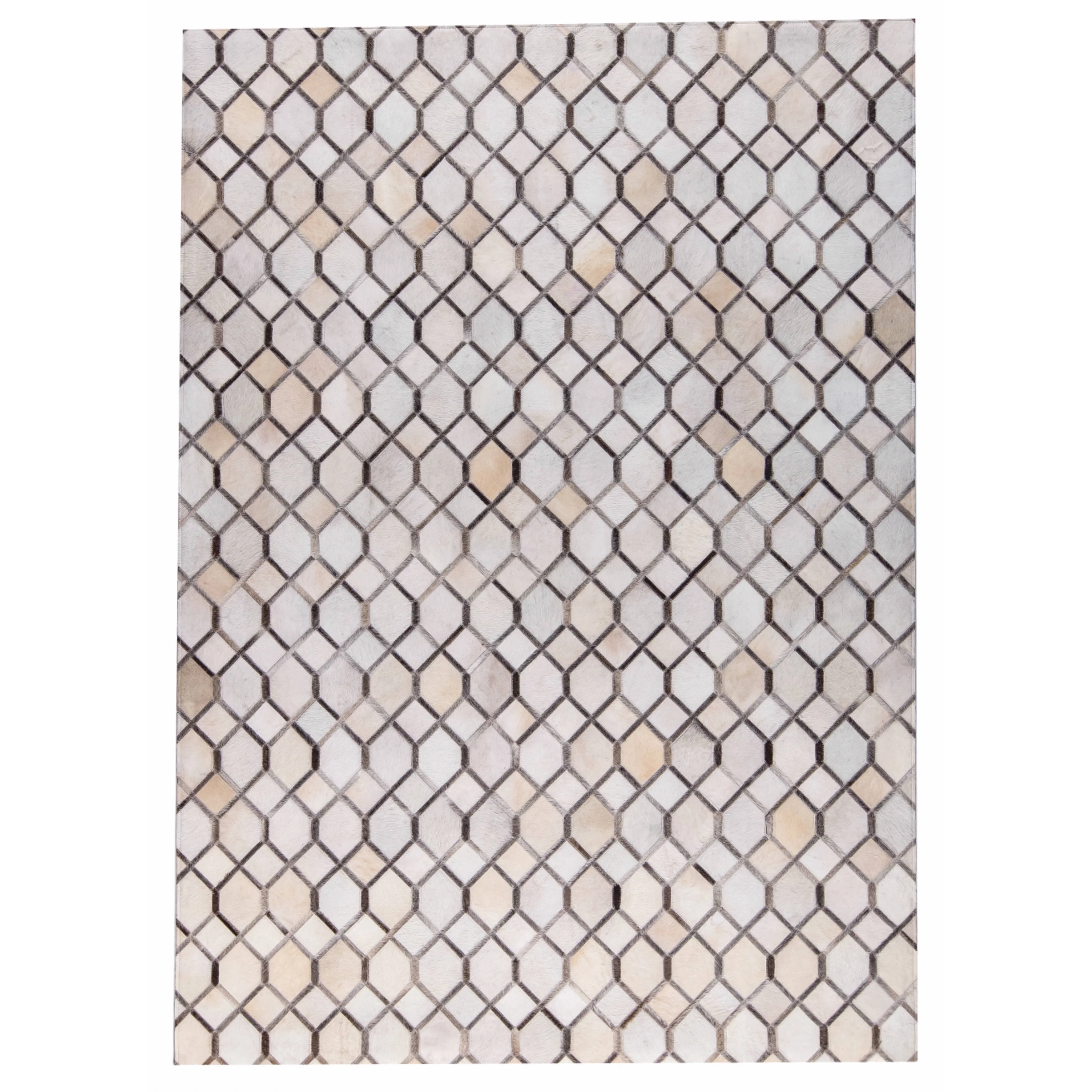 MA Trading Handmade Hydra Rug (India) Grey/White 8' x 10' 8' x 10' Living Room